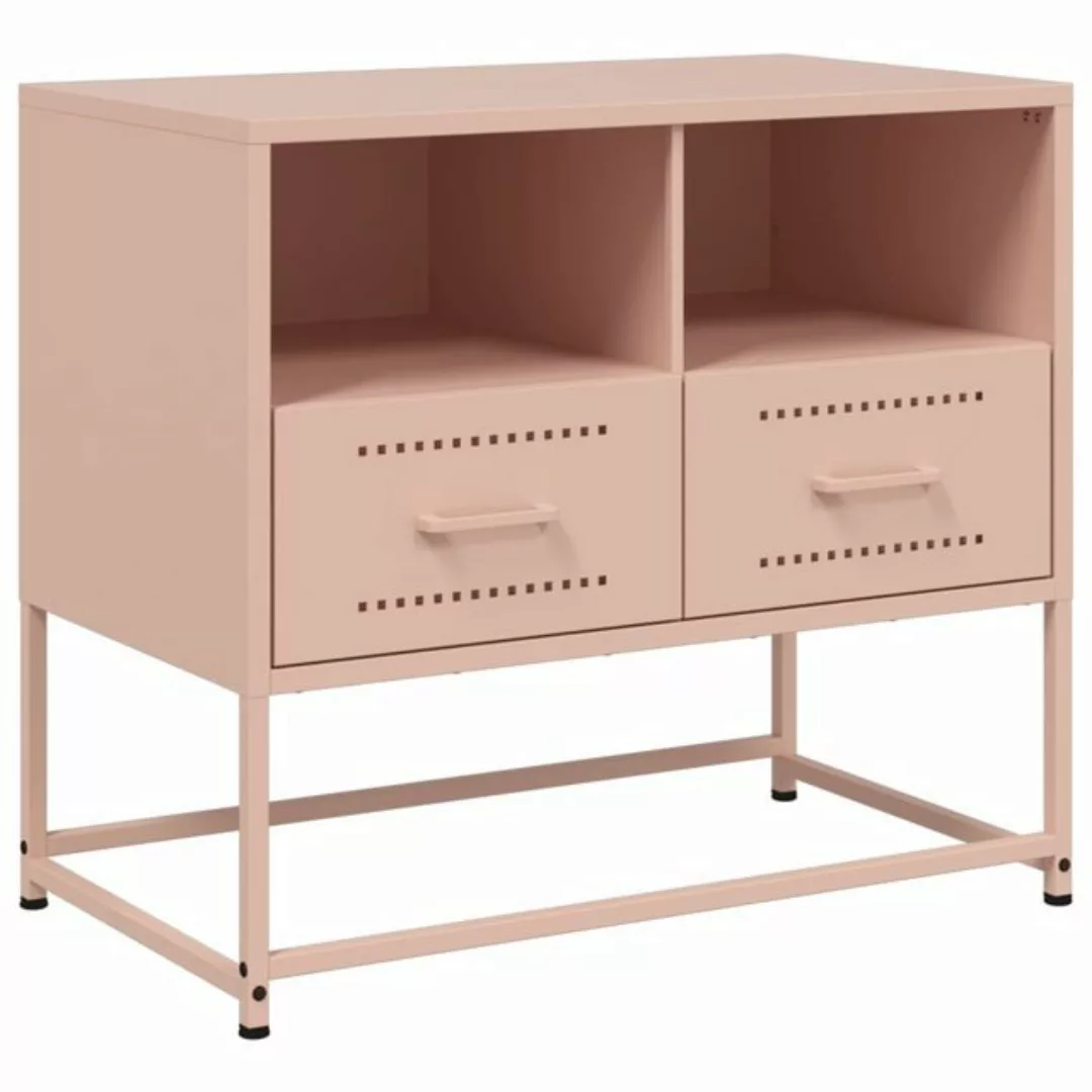 vidaXL Schrankmodule TV-Schrank Rosa 68x39x60,5 cm Stahl günstig online kaufen