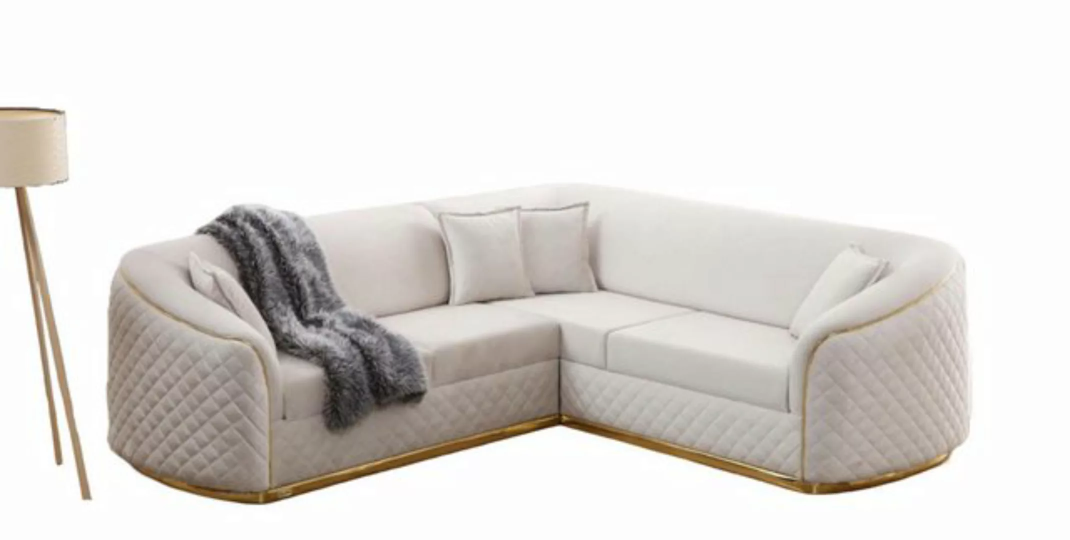 Xlmoebel Ecksofa Eckcouch Wohnzimmer Eckgarnitur Sofa Couch Textil Ecksofa günstig online kaufen