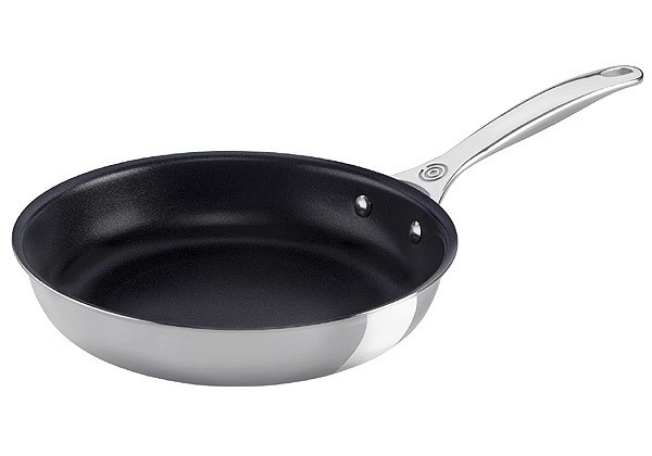 Le Creuset Bratpfanne 3-Ply PLUS Edelstahl Antihaft 24cm günstig online kaufen