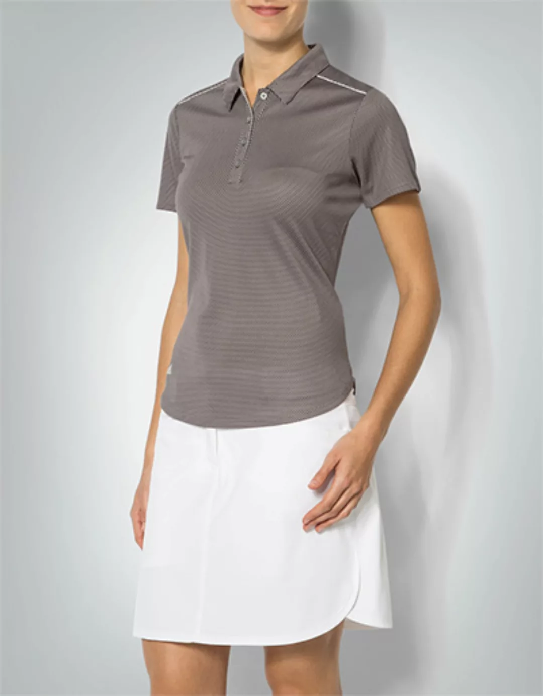 adidas Golf Damen Polo-Shirt grey BC3989 günstig online kaufen