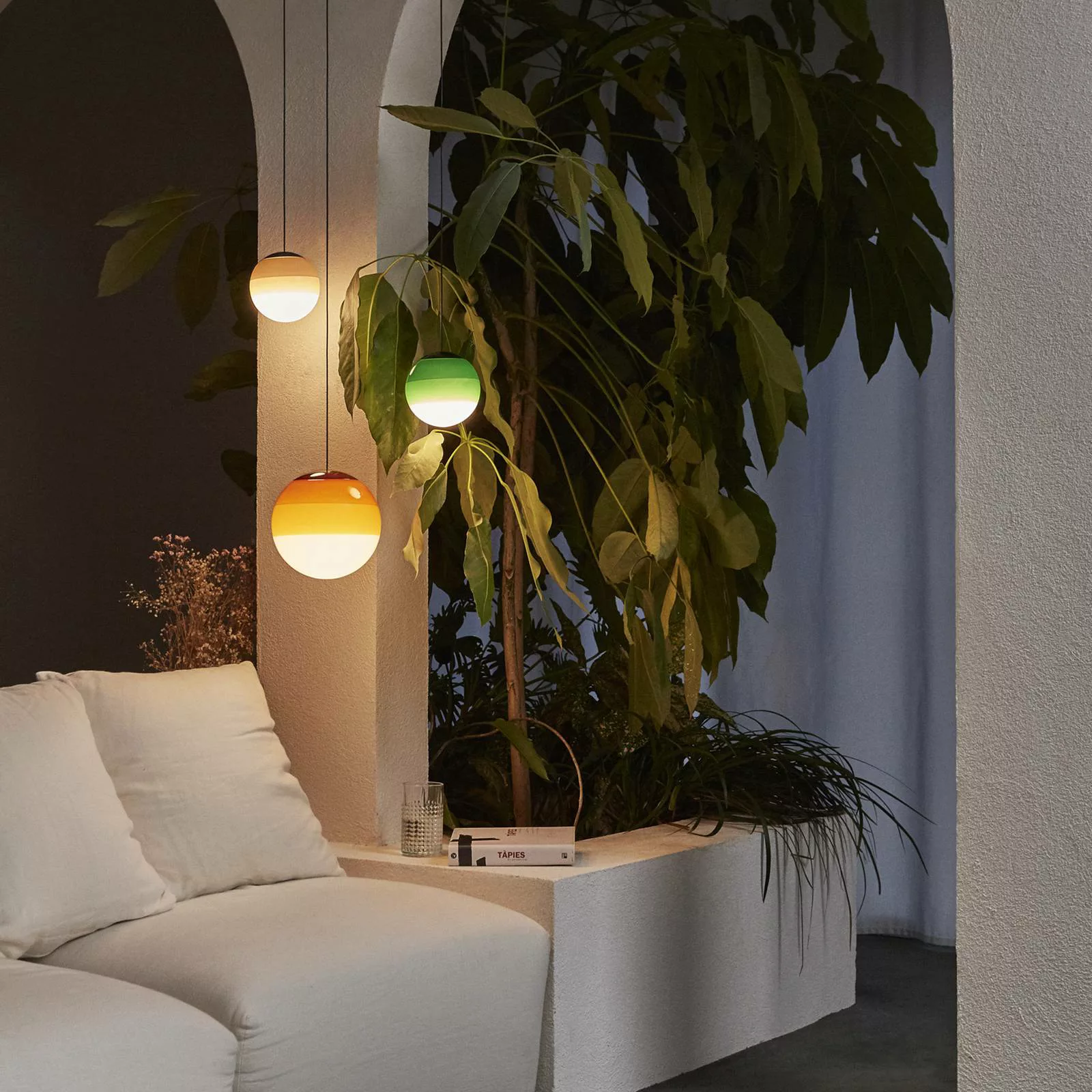 MARSET Dipping Light LED-Hängelampe Ø 20 cm grün günstig online kaufen