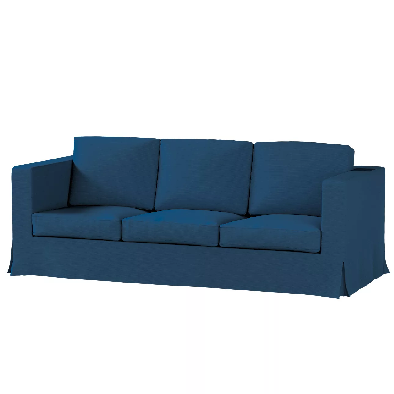 Bezug für Karlanda 3-Sitzer Sofa nicht ausklappbar, lang, marinenblau , Bez günstig online kaufen