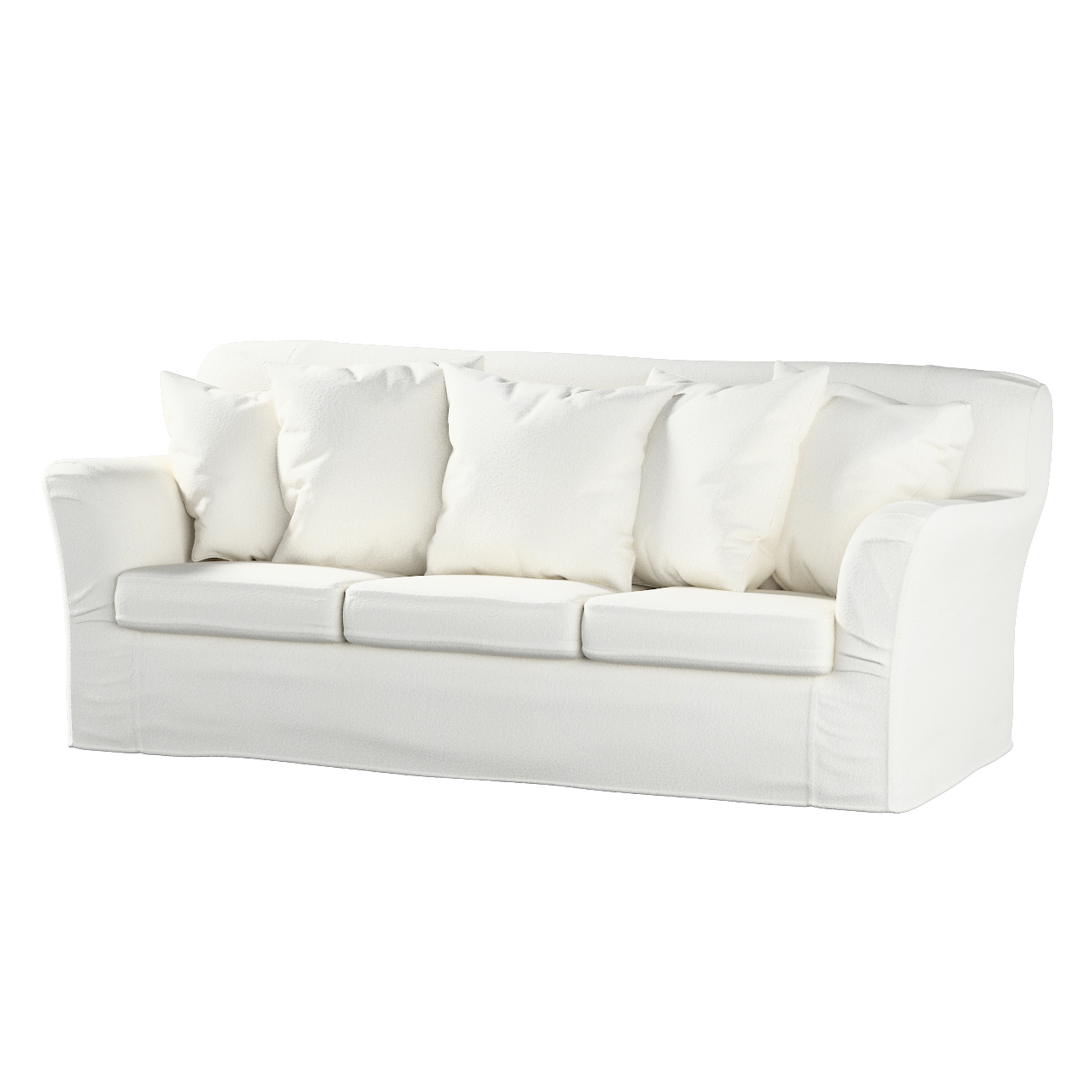 Bezug für Tomelilla 3-Sitzer Sofa nicht ausklappbar, weiß, Sofahusse, Tomel günstig online kaufen