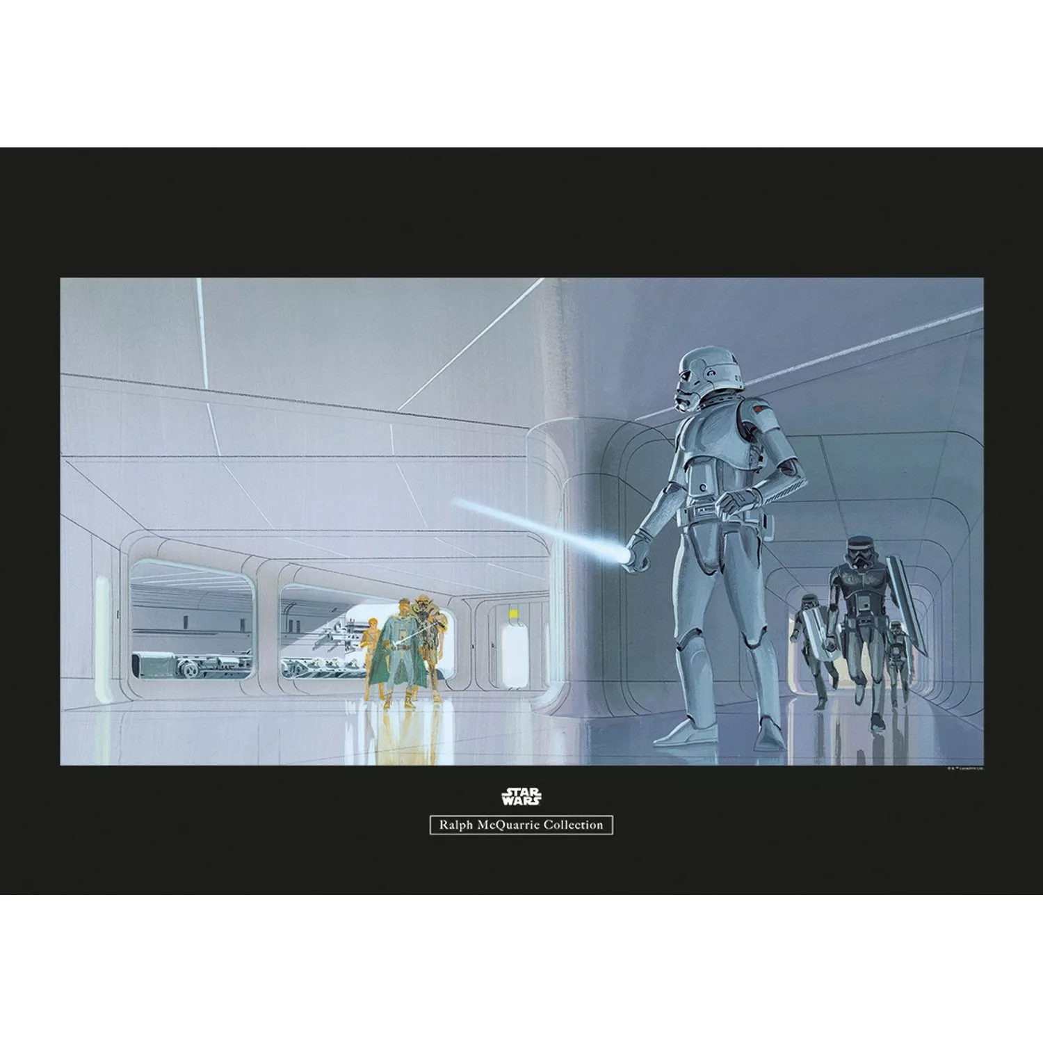 Komar Wandbild Star Wars Hallway 70 x 50 cm günstig online kaufen