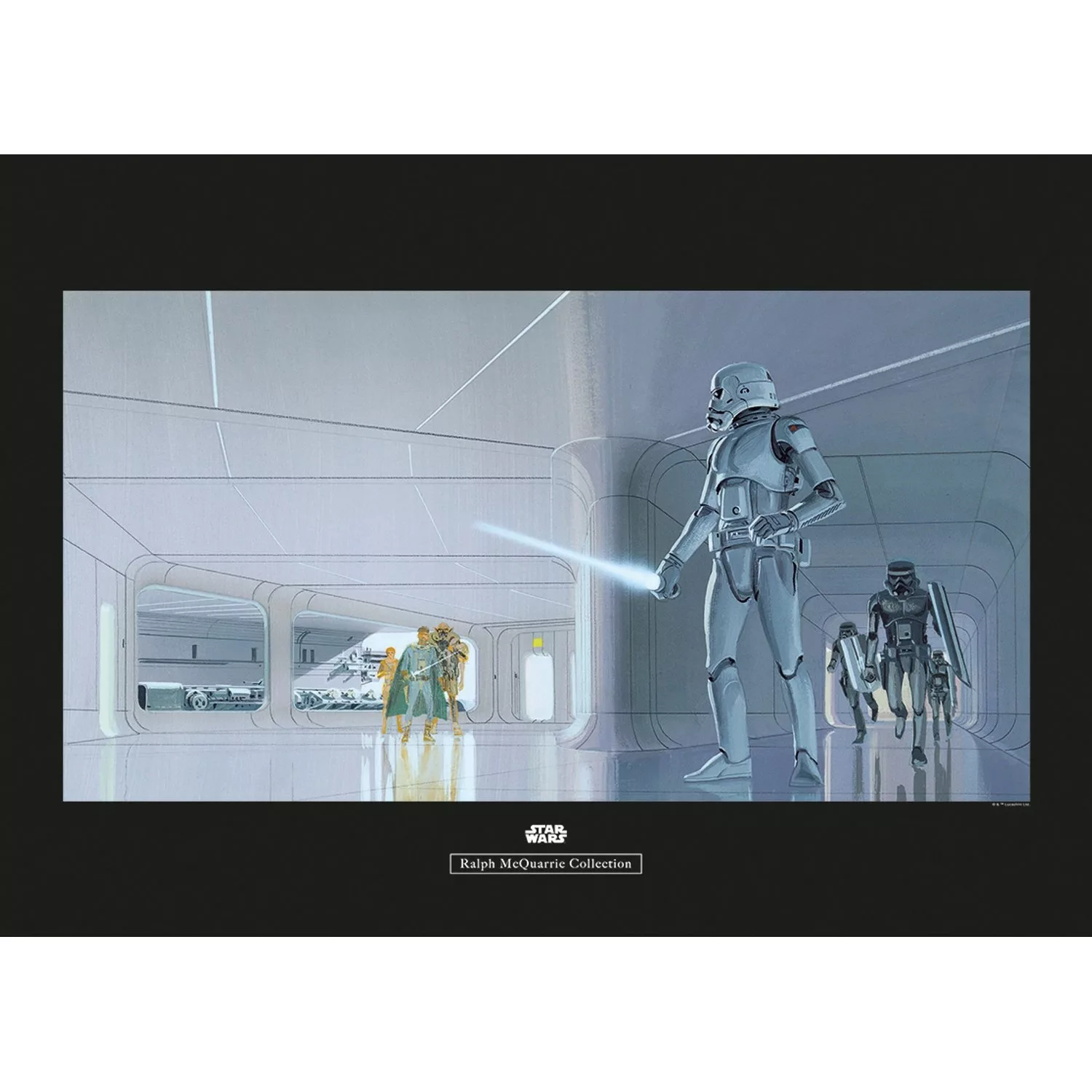 Komar Bild "Star Wars Classic RMQ Vader Luke Hallway", Star Wars, (1 St.), günstig online kaufen