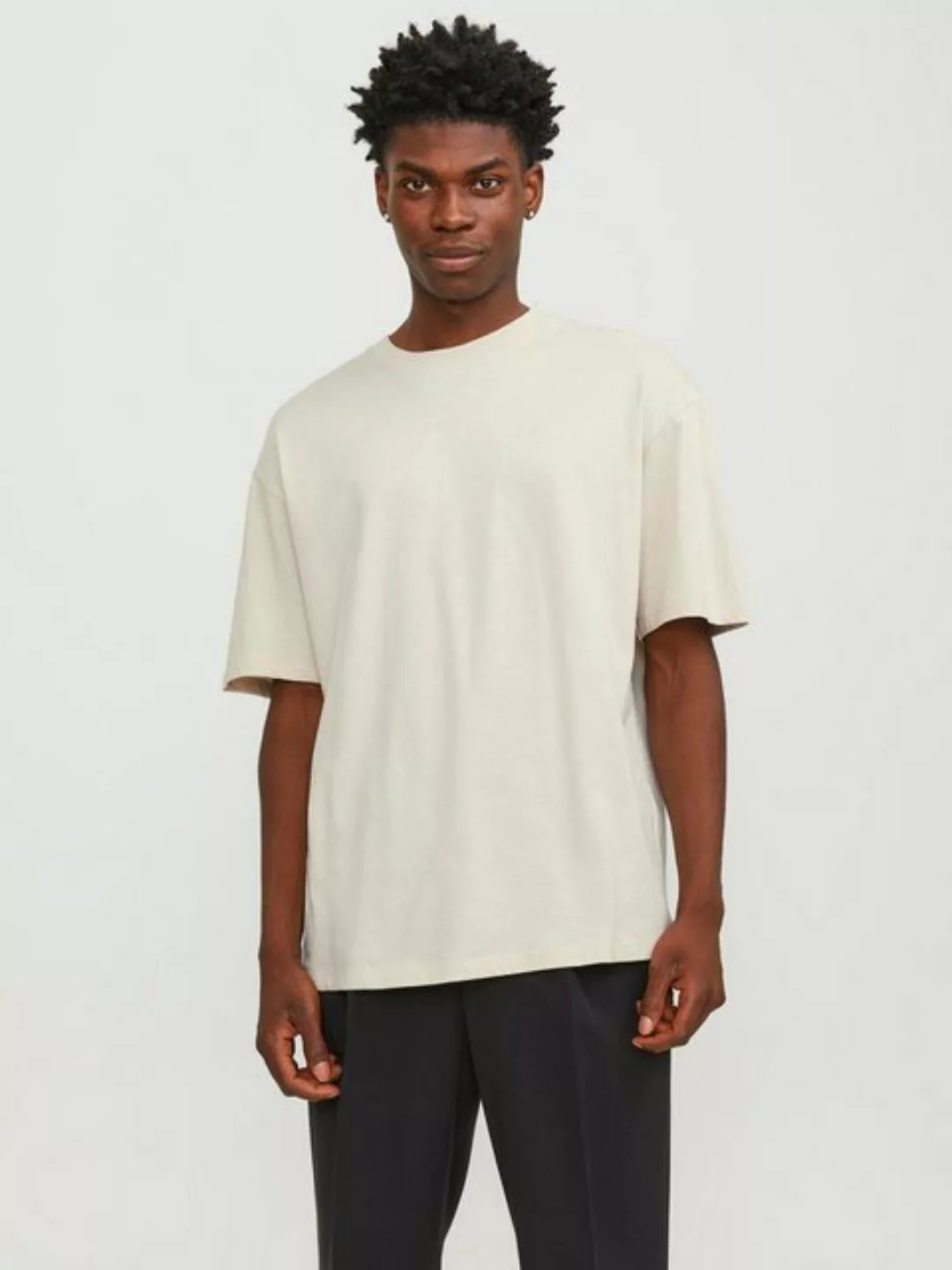 Jack & Jones Oversize-Shirt JJEBRADLEY TEE SS O-NECK NOOS mit Rundhalsaussc günstig online kaufen