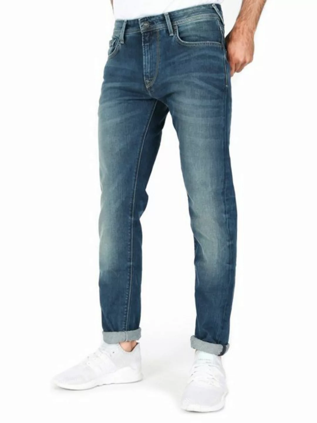 Pepe Jeans Tapered-fit-Jeans Röhren Stretch Hose - Stanley CB3 - Länge 32 günstig online kaufen