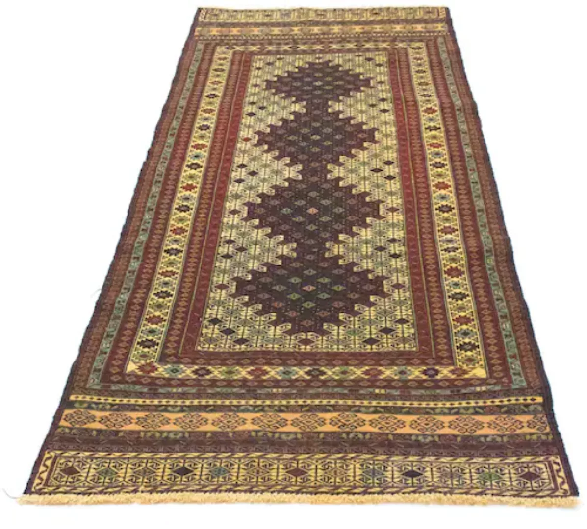 morgenland Wollteppich »Kelim Afghan Teppich handgewebt blau«, rechteckig günstig online kaufen