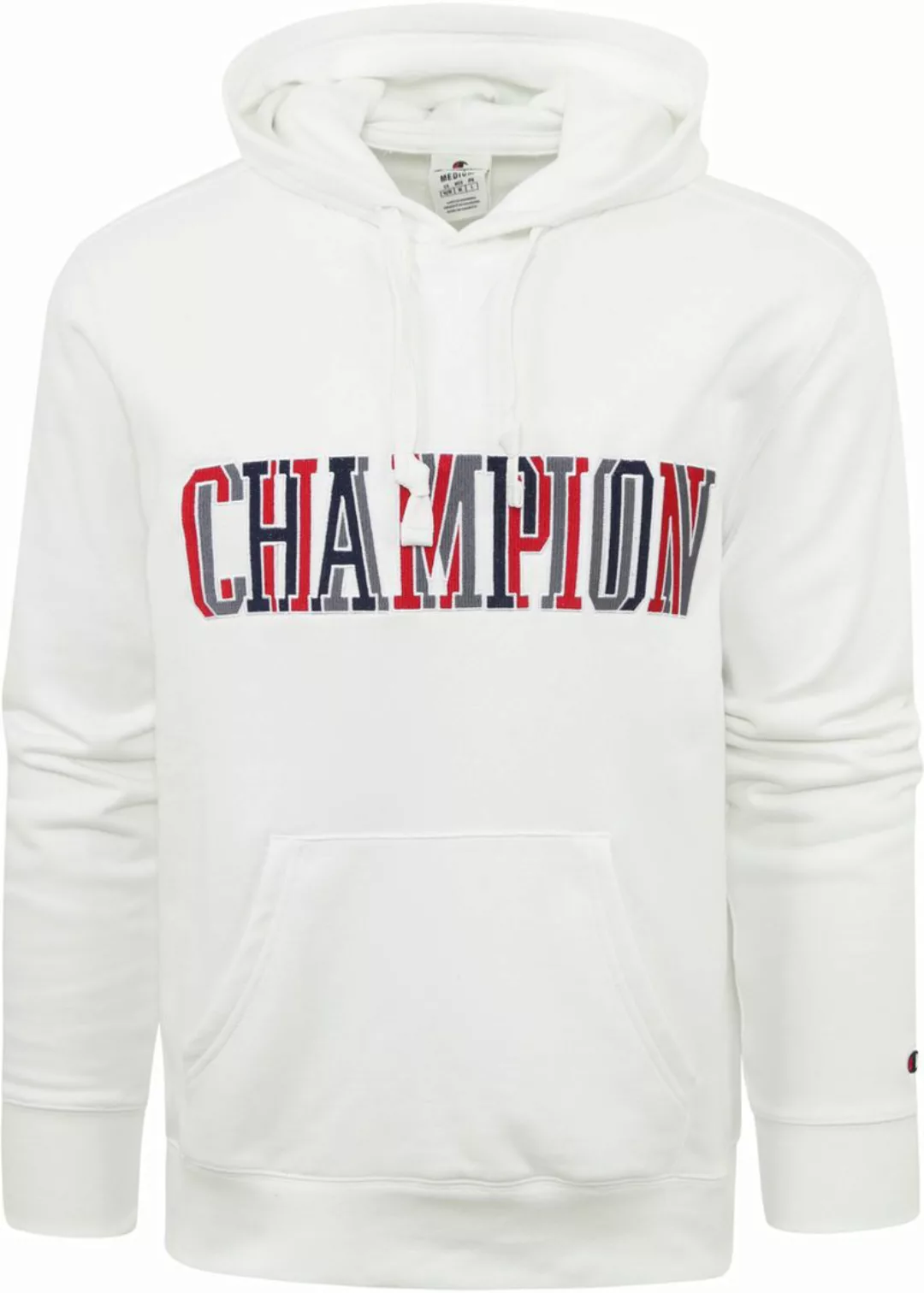 Champion Sweat Hoodie Logo Weiß - Größe L günstig online kaufen