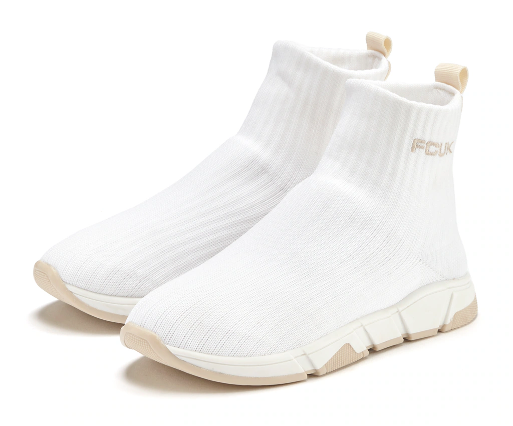 FCUK Sneaker "Sock Boot,", Freizeitschuh, Sock Sneaker, High Top Sneaker, S günstig online kaufen