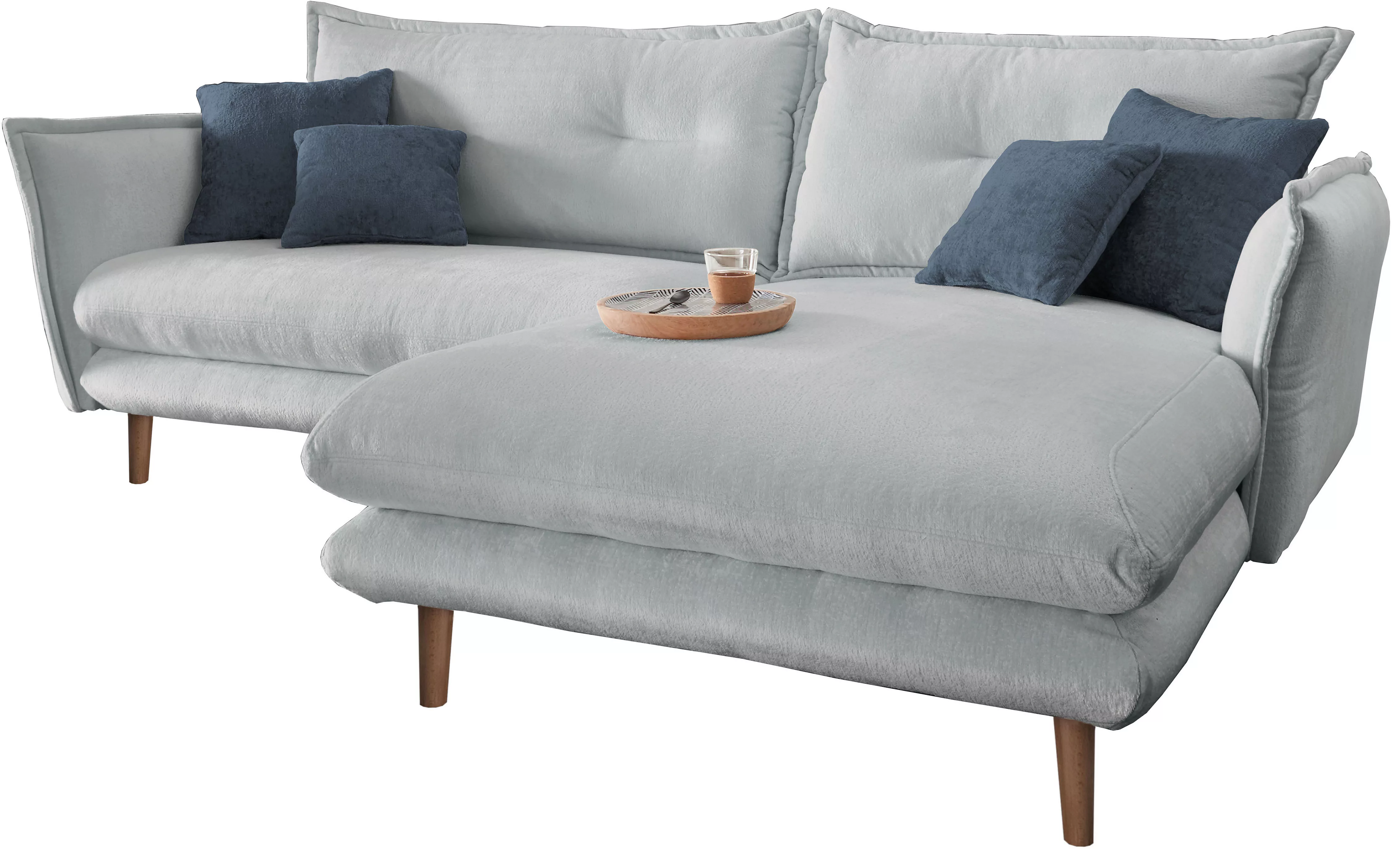 INOSIGN Ecksofa »Lazio modern und bequem, schmale Armlehnen, tolle Detailve günstig online kaufen