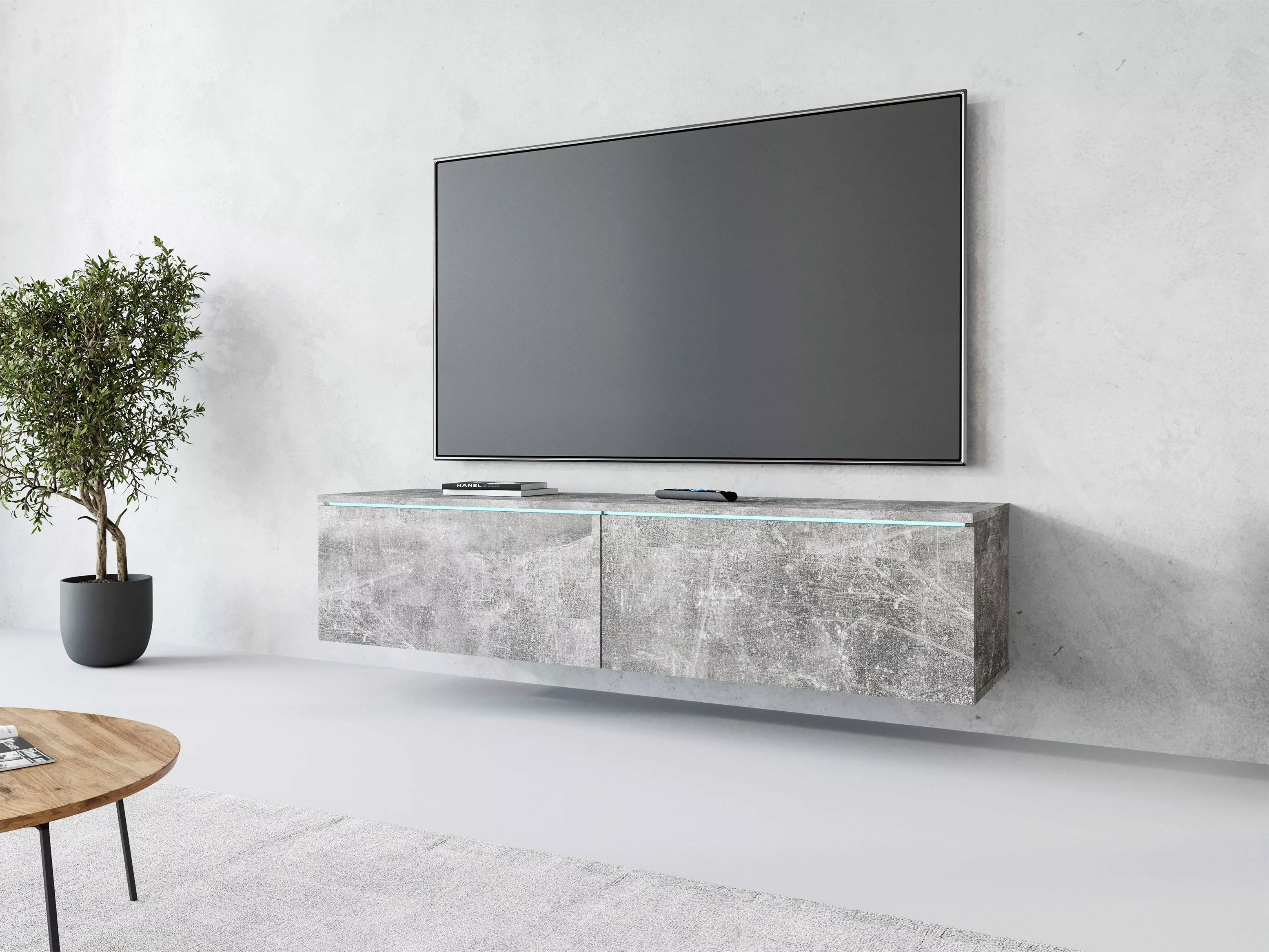 INOSIGN Lowboard "LOWBOARD D, wahlweise mit oder ohne Beleuchtung", moderne günstig online kaufen