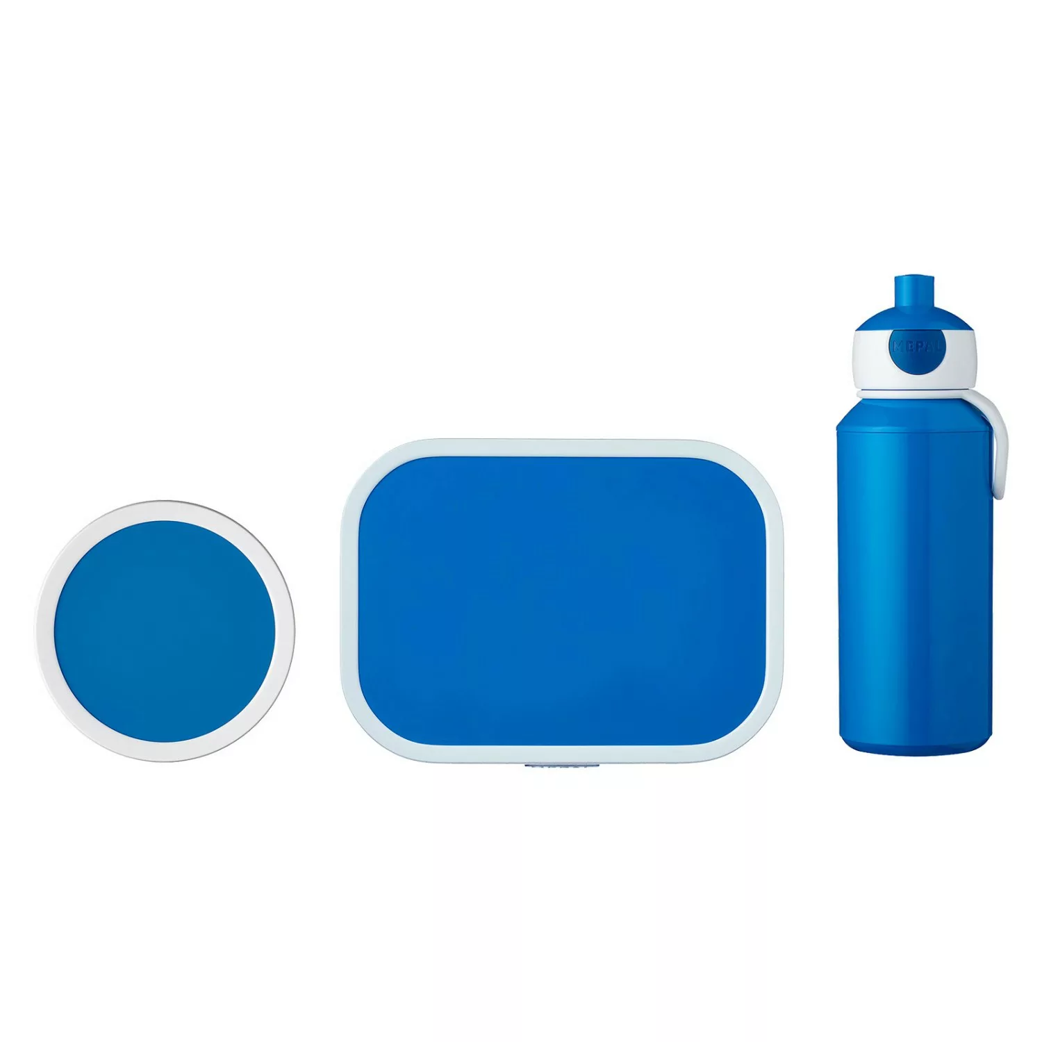 Mepal Campus Lunchset 3-teilig aus Brotdose Trinkflasche und Obstbox Blau günstig online kaufen