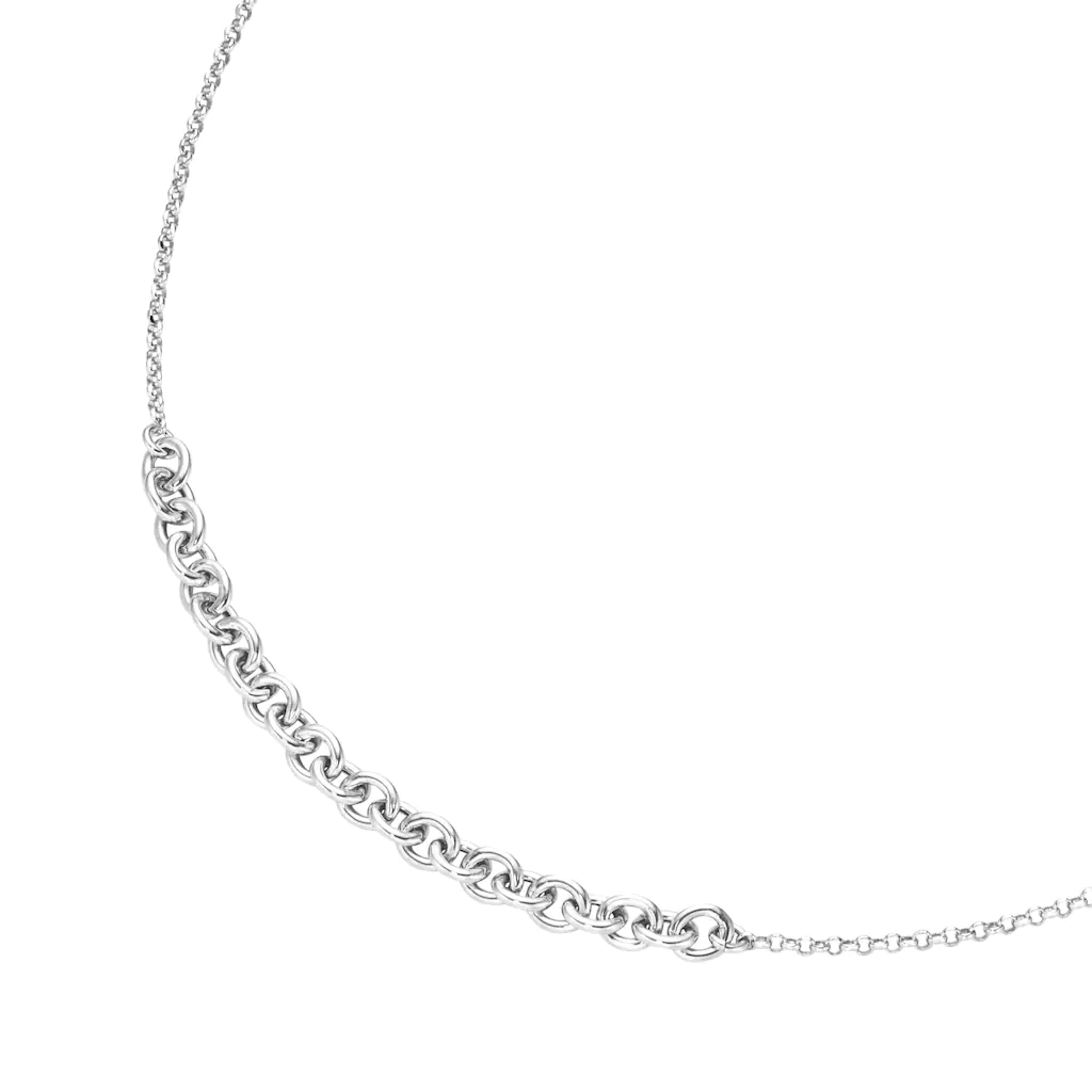 Smart Jewel Collier "dickere Ankerkette als Mittelteil, Silber 925" günstig online kaufen