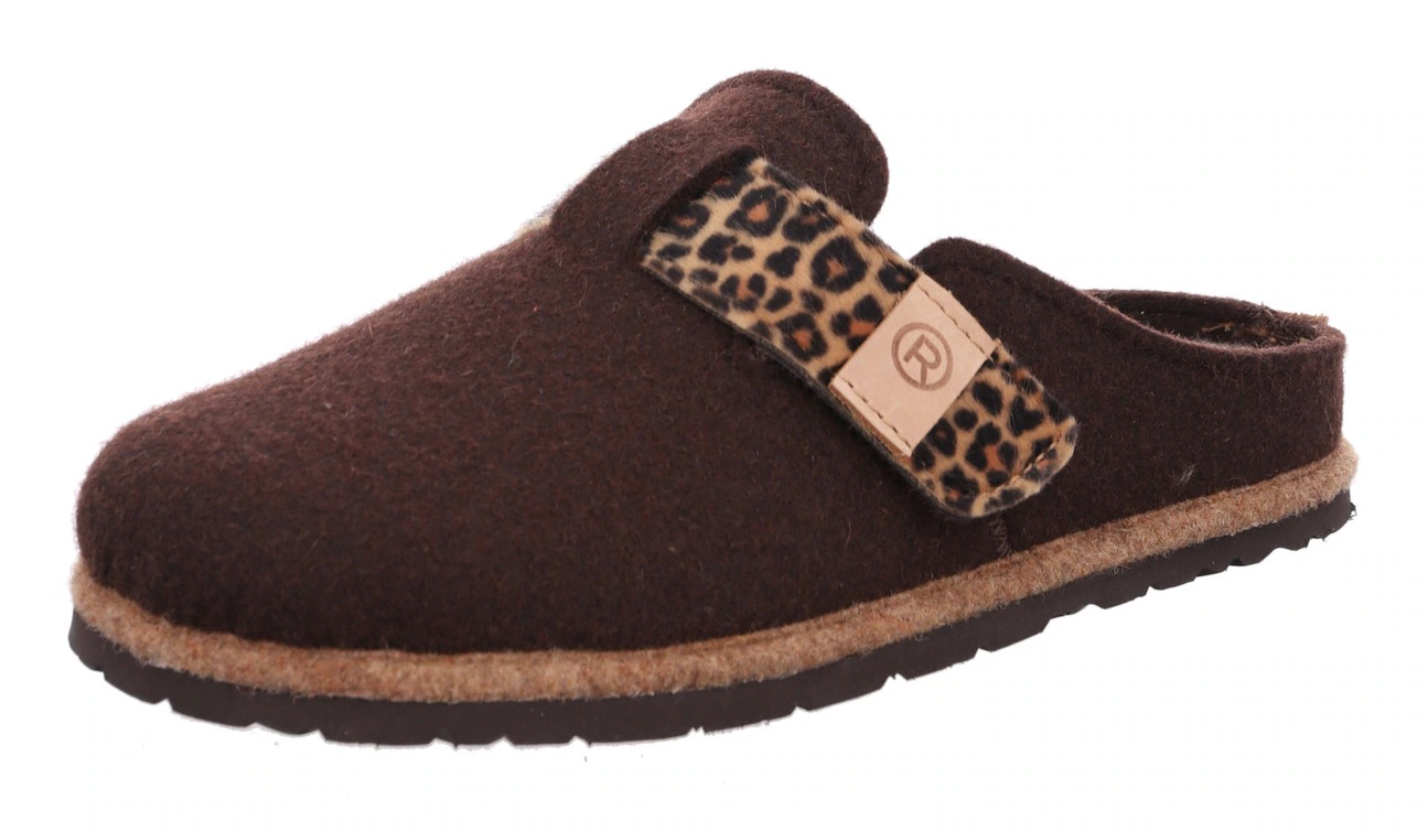 Rohde Pantoffel "MERAN", Hausschuh, Clog, Schlappen mit Klettriemchen günstig online kaufen