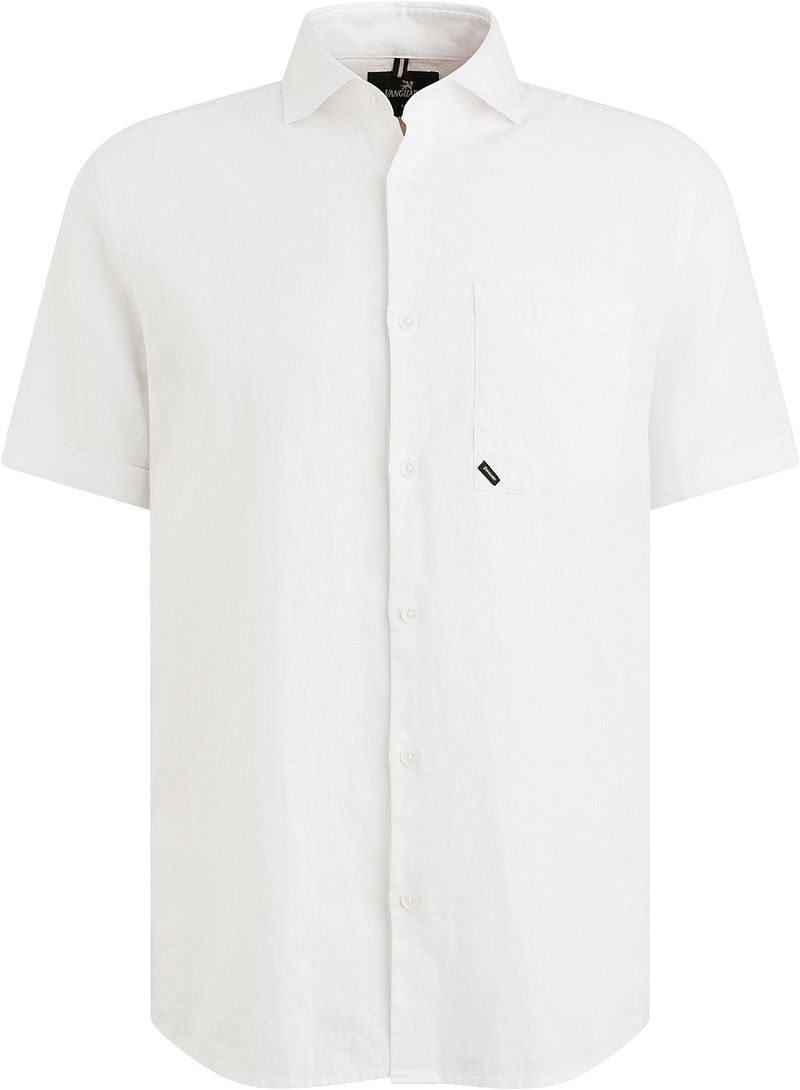 Vanguard Short Sleeve Hemd Leinen Blend Weiß - Größe XXL günstig online kaufen