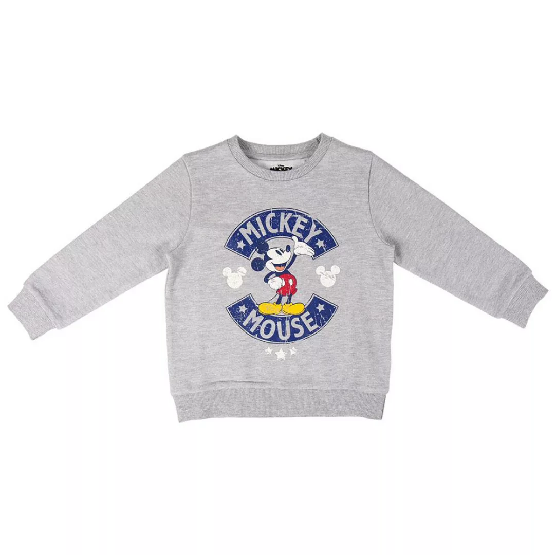 Cerda Group Cotton Brushed Mickey Sweatshirt L Gray günstig online kaufen