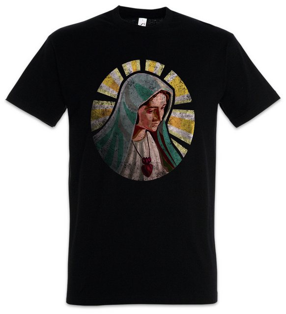 Urban Backwoods Print-Shirt Holy Mary Herren T-Shirt Heilige Maria Mutter G günstig online kaufen