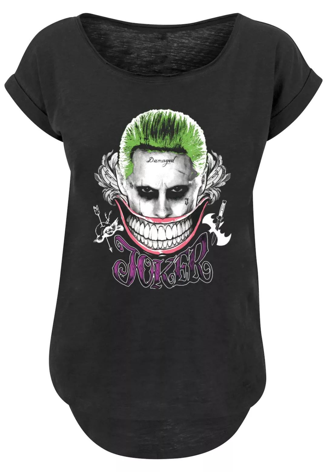 F4NT4STIC T-Shirt "Suicide Squad Joker Coloured Smile", Print günstig online kaufen