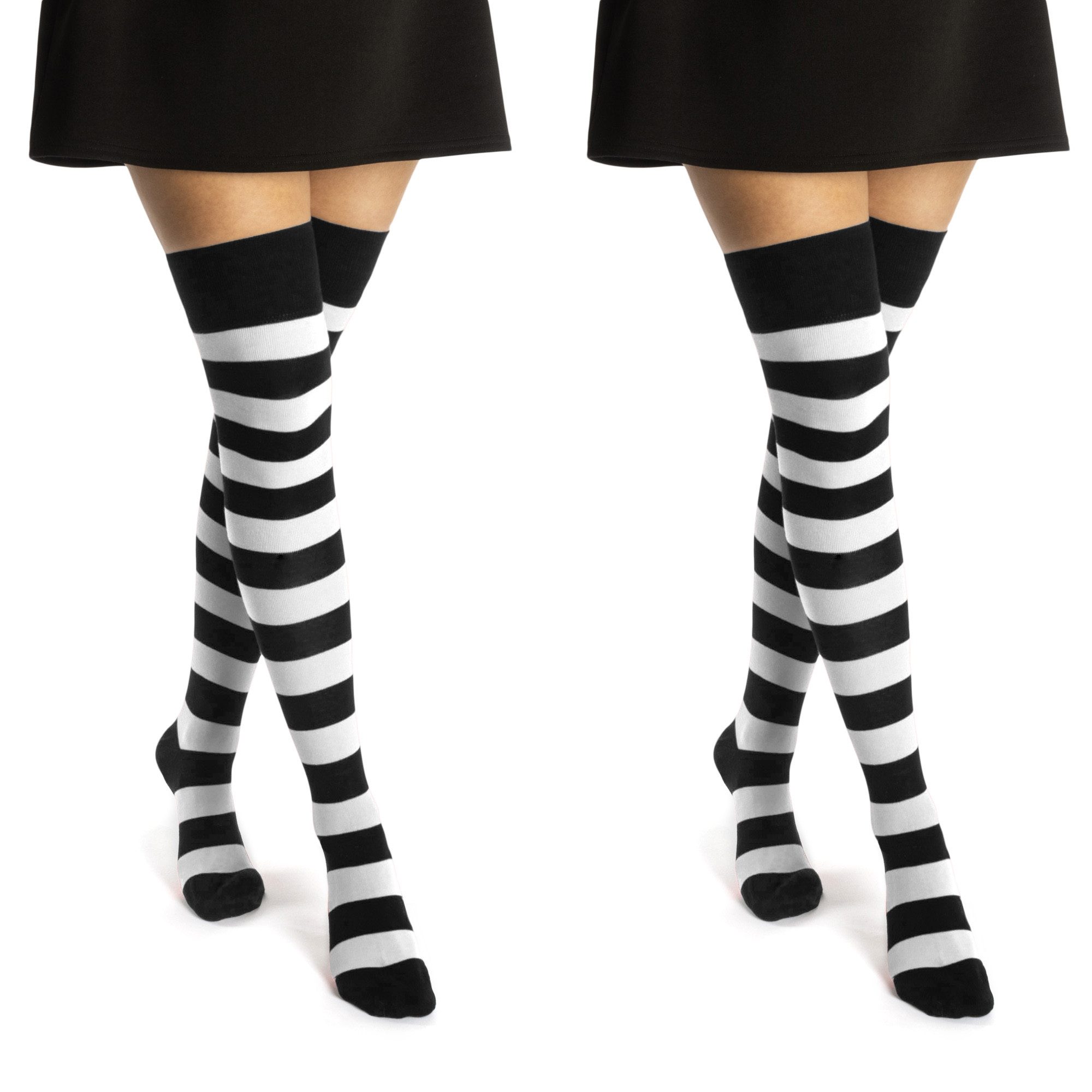 sockenkauf24 Overknees 2 Paar Overknee Strümpfe günstig online kaufen