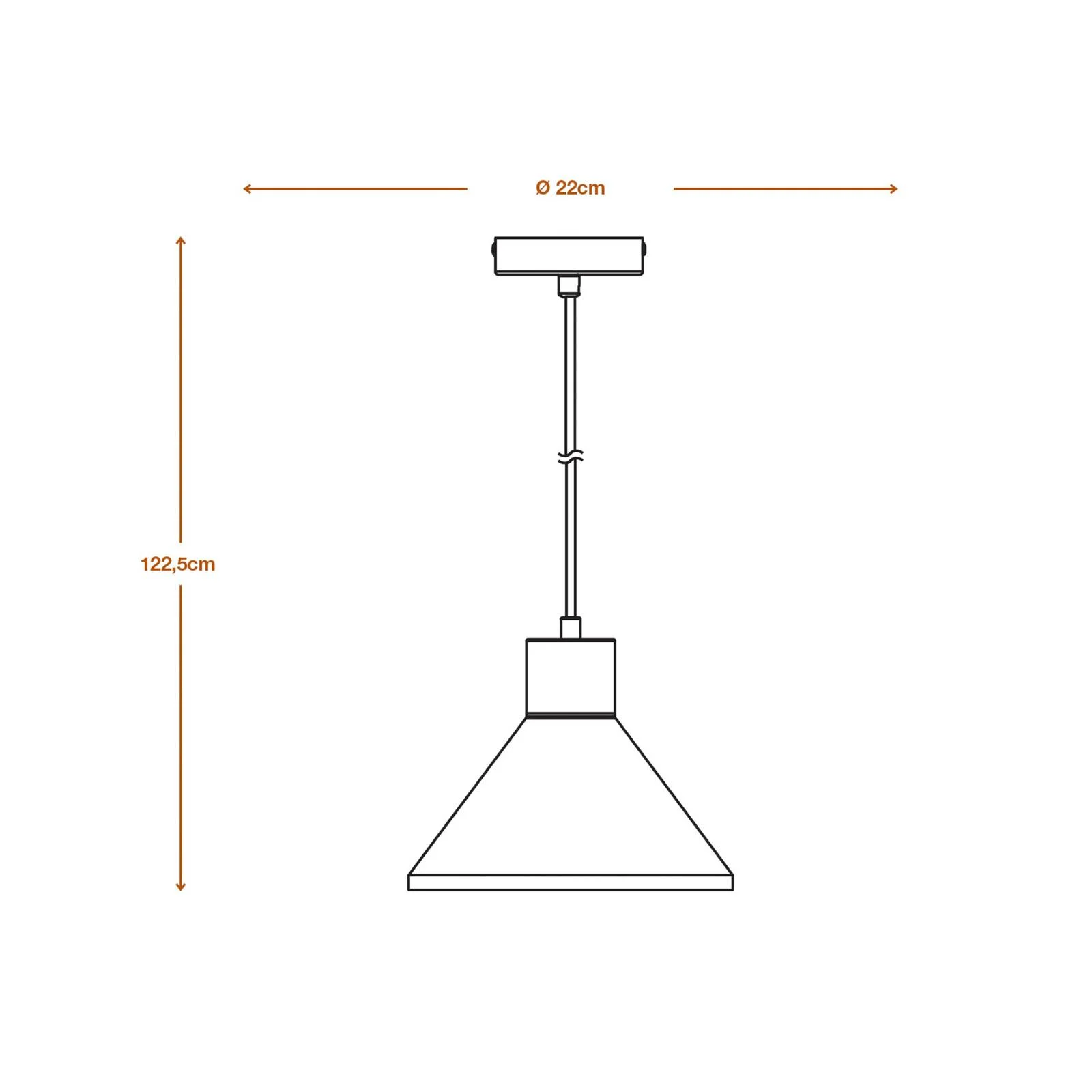 LEDVANCE Hängeleuchte Concrete Wood, Ø 22 cm, Beton, grau günstig online kaufen