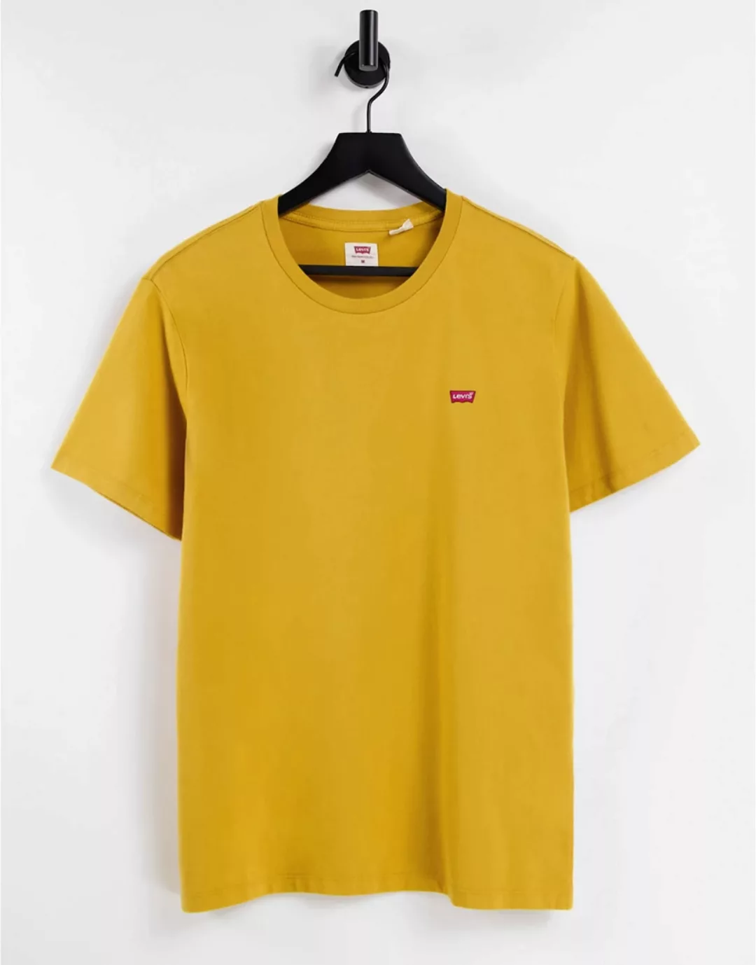 Levi's – Original – T-Shirt in Grün mit Batwing-Logo günstig online kaufen