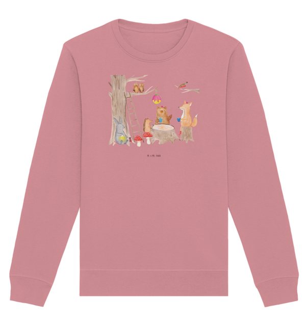 Mr. & Mrs. Panda Longpullover Größe S Waldtiere Picknick - Canyon Pink - Ge günstig online kaufen