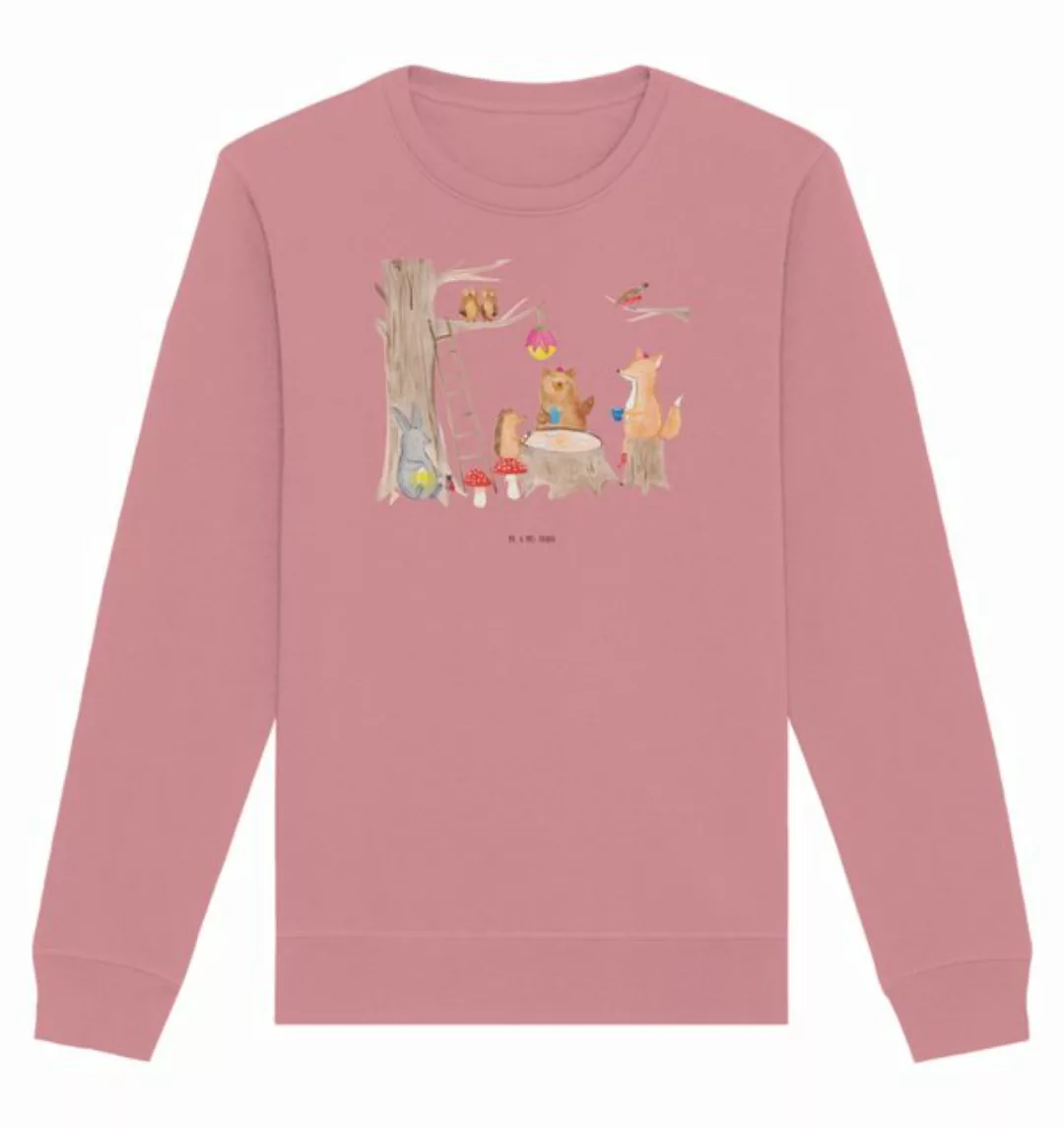 Mr. & Mrs. Panda Longpullover Größe S Waldtiere Picknick - Canyon Pink - Ge günstig online kaufen