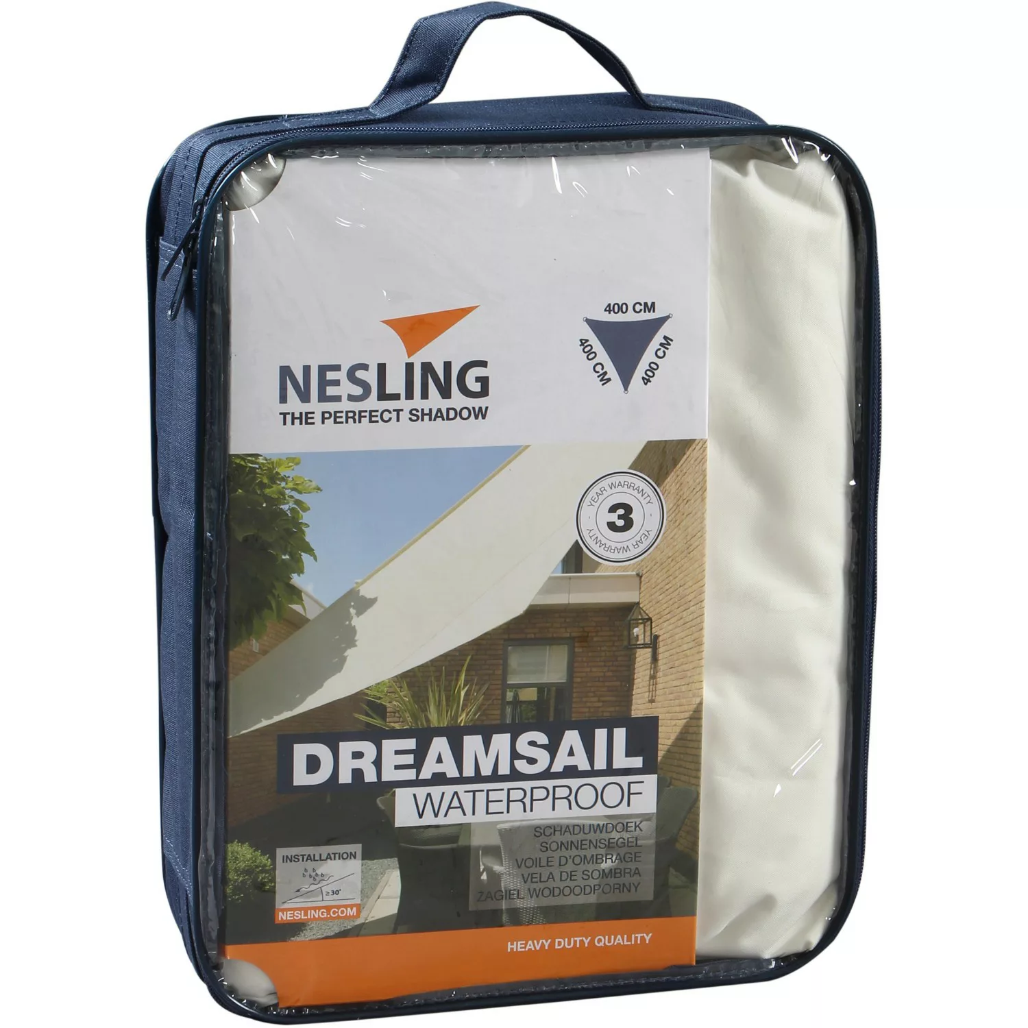 Nesling Sonnensegel Dreamsail Weiß 400 cm x 400 cm x 400 cm günstig online kaufen