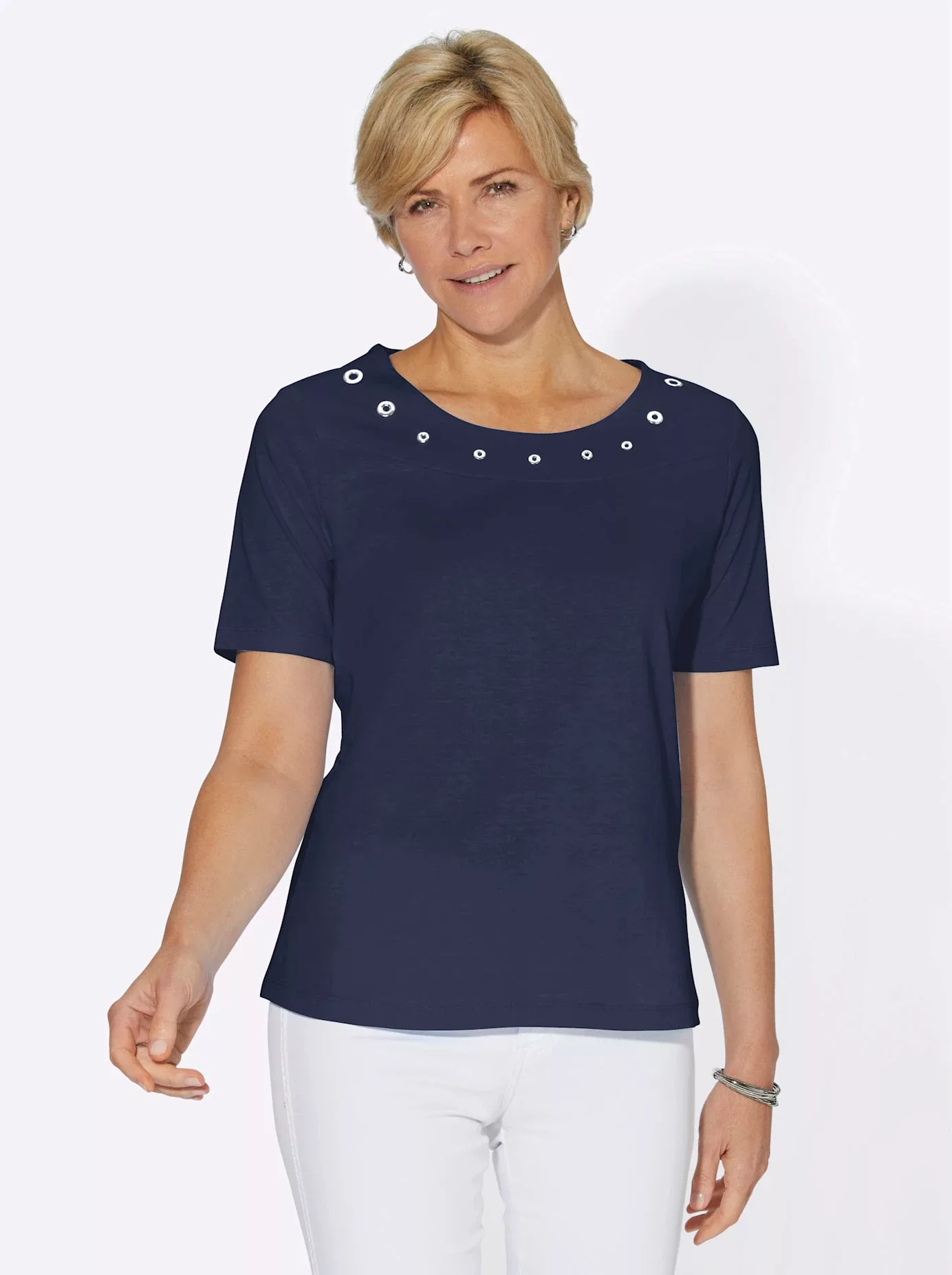 Casual Looks Kurzarmshirt "Shirt", (1 tlg.) günstig online kaufen