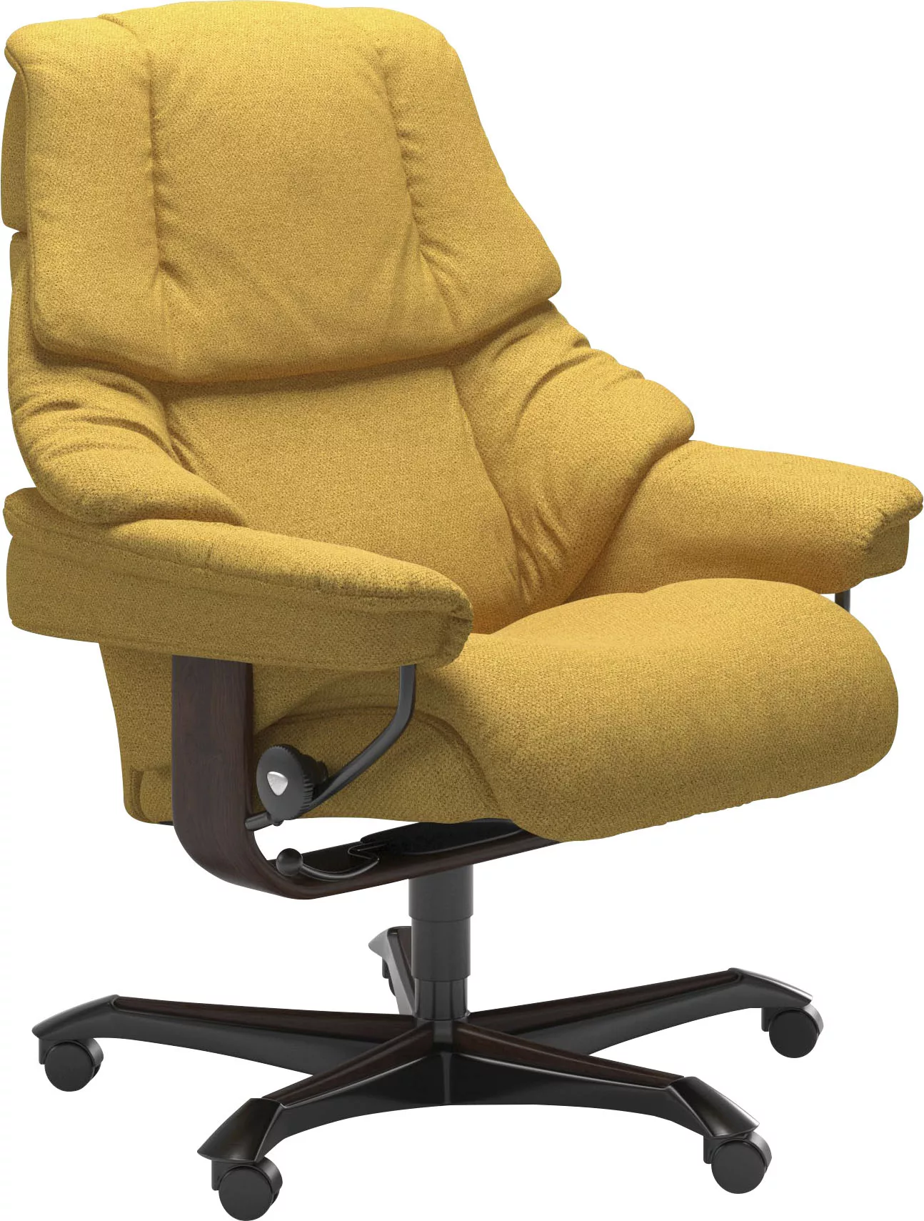 Stressless Relaxsessel "Reno", mit Home Office Base, Größe M, Gestell Braun günstig online kaufen