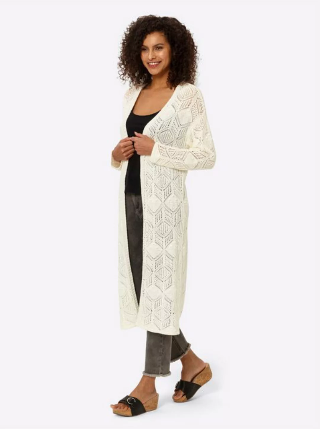 heine Strickjacke Longstrickjacke günstig online kaufen