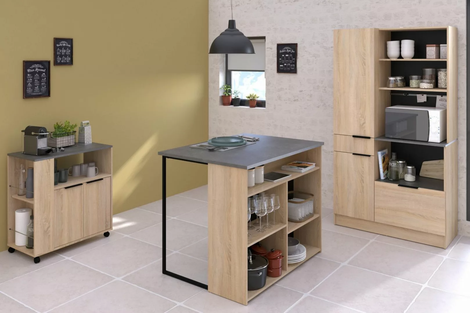 Parisot Schrank-Set Fumay 3, (Set, 3-St., 3-teilig) günstig online kaufen