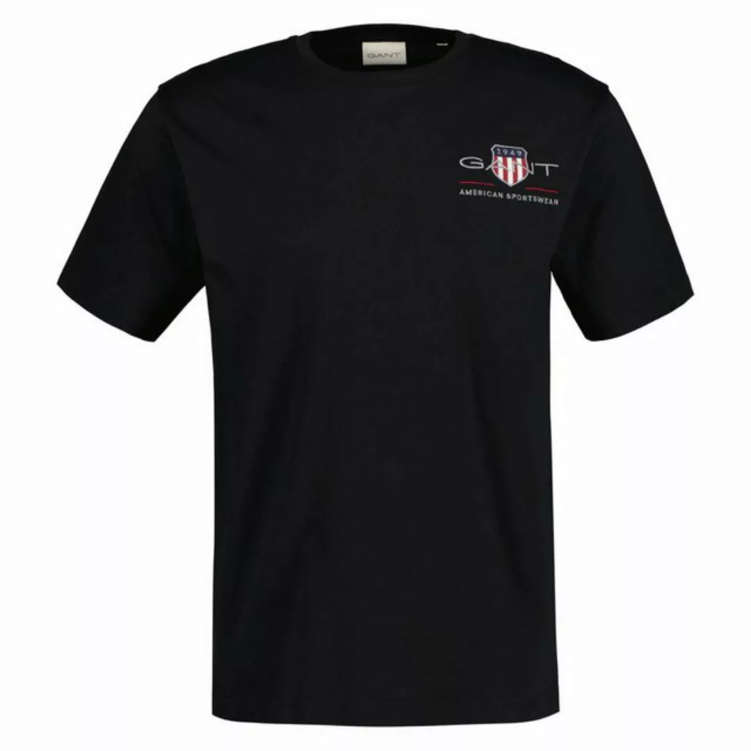 Gant T-Shirt "REG ARCHIVE SHIELD EMB SS T-SHIRT", von dem Archiv aus den 19 günstig online kaufen