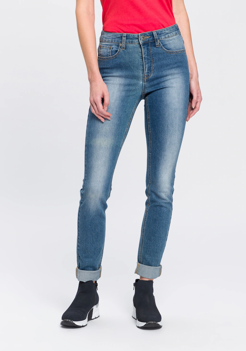 Arizona Slim-fit-Jeans "Shaping", High Waist günstig online kaufen