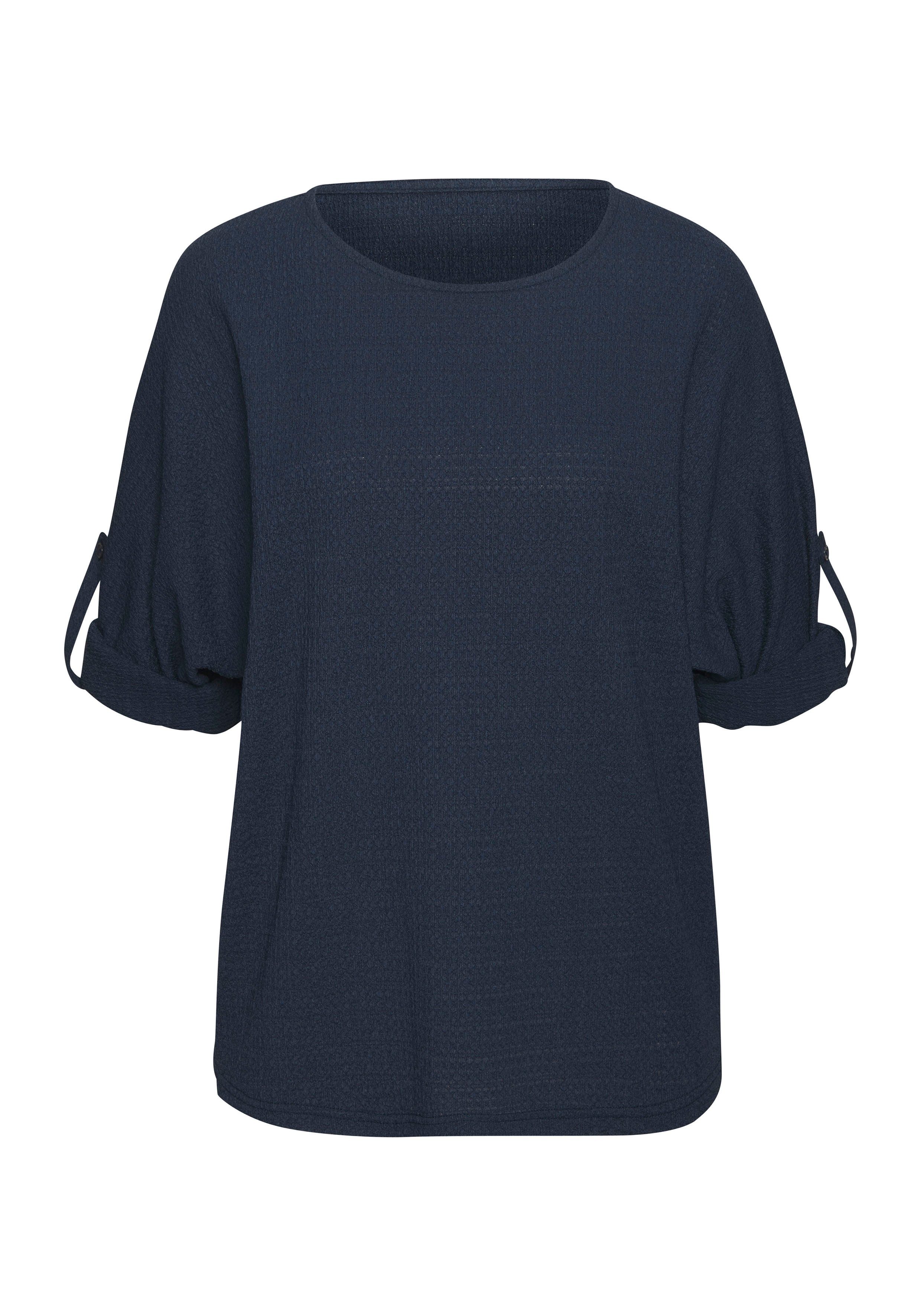 Vivance 2-in-1-Shirt "zum Krempeln", aus bügelfreier Crêpe-Qualität günstig online kaufen