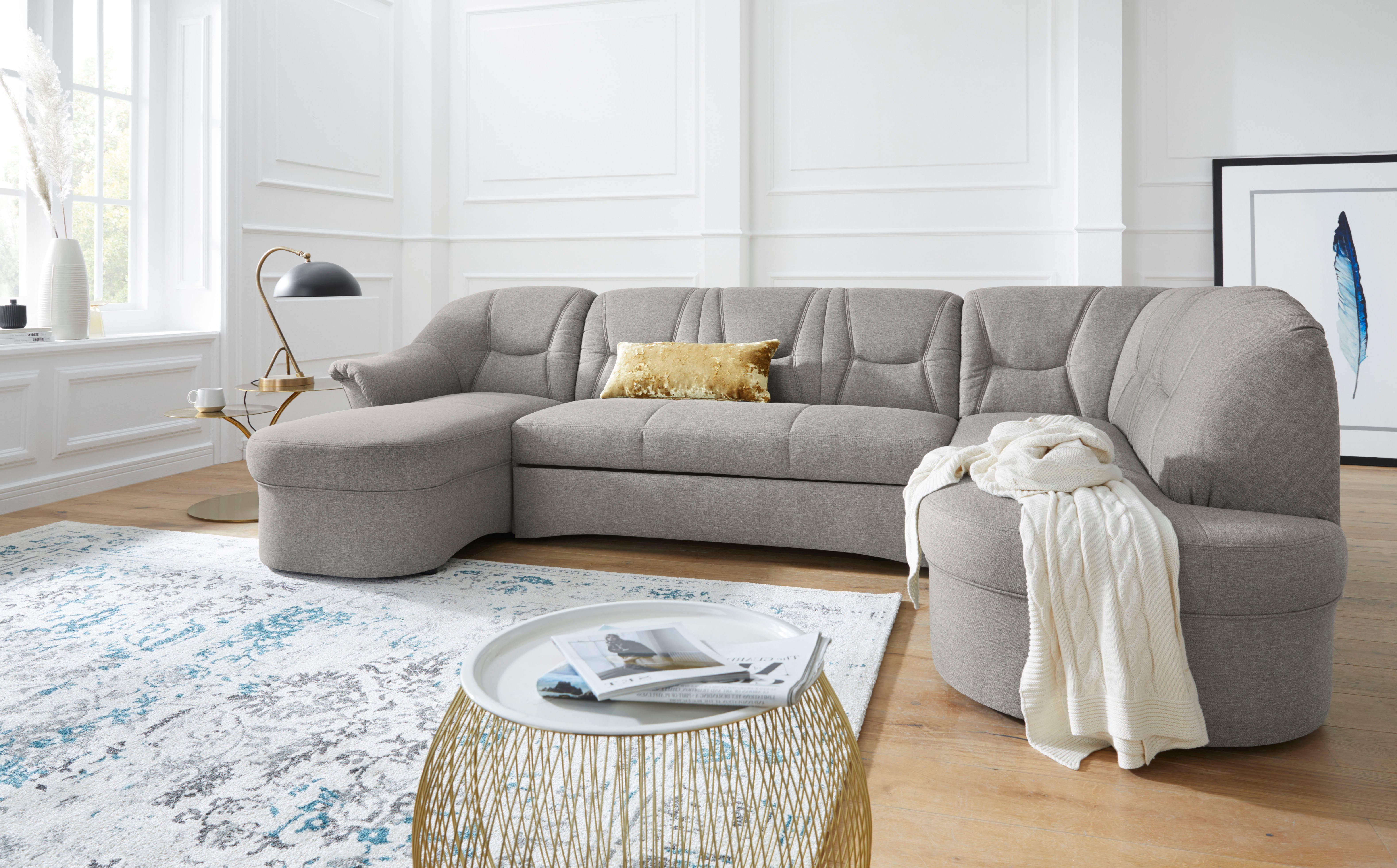 DOMO collection Wohnlandschaft "Sarafina, zeitlos und komfortabel, optional günstig online kaufen