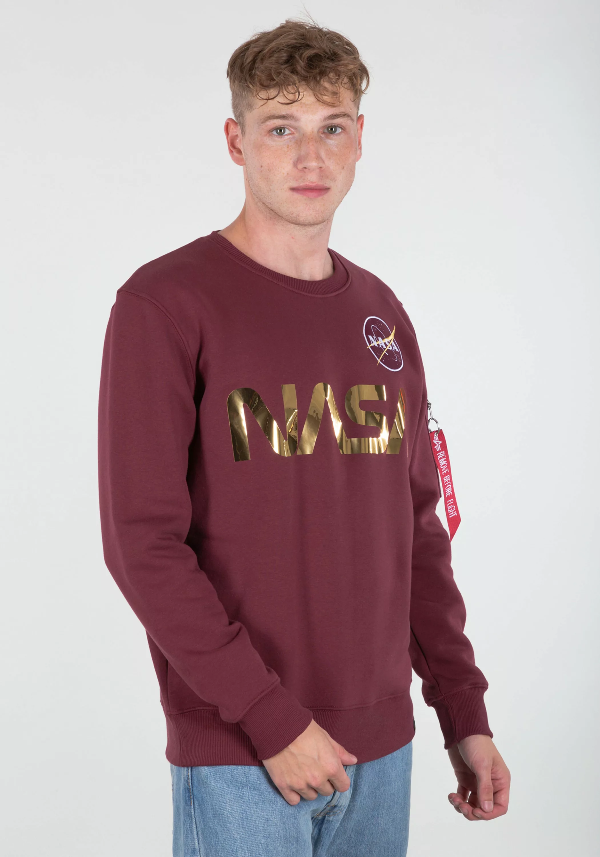 Alpha Industries Sweater "Alpha Industries Men - Sweatshirts NASA Reflectiv günstig online kaufen