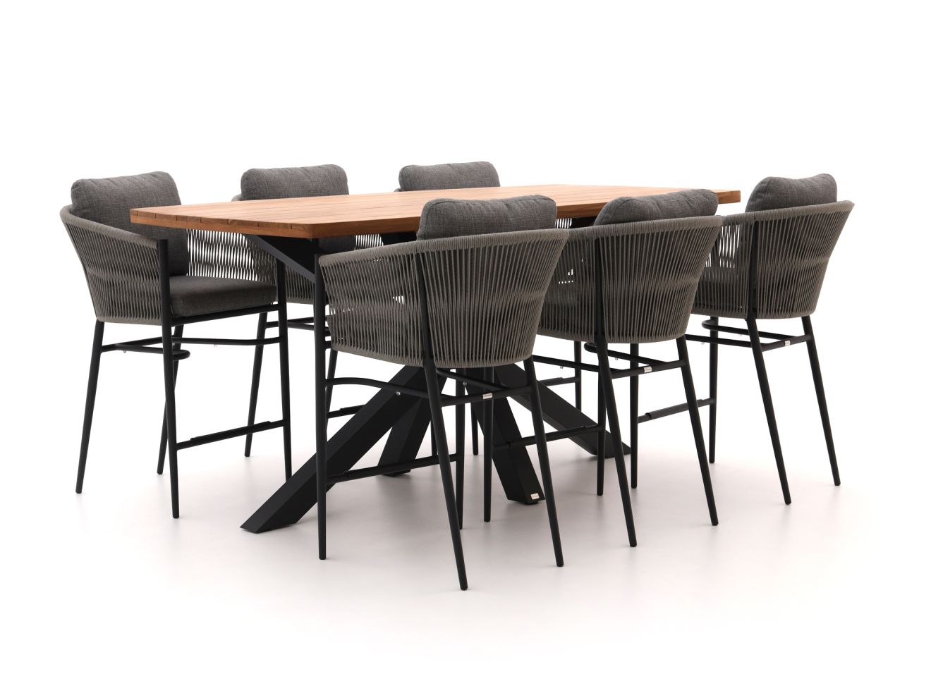 Bellagio Mineo/Induno Dänisch oval 220cm Gartenbar 7-Teilig günstig online kaufen