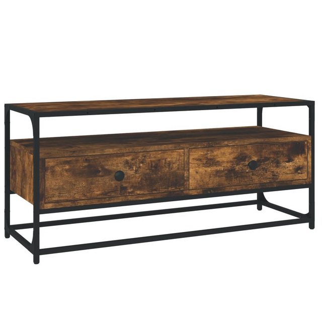 furnicato TV-Schrank Räuchereiche 100x35x45 cm Holzwerkstoff günstig online kaufen