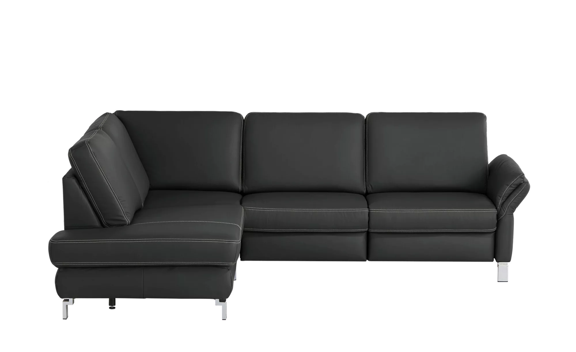 medium Ecksofa  Medium Plus ¦ schwarz ¦ Maße (cm): B: 265 H: 89 T: 200.0 Po günstig online kaufen