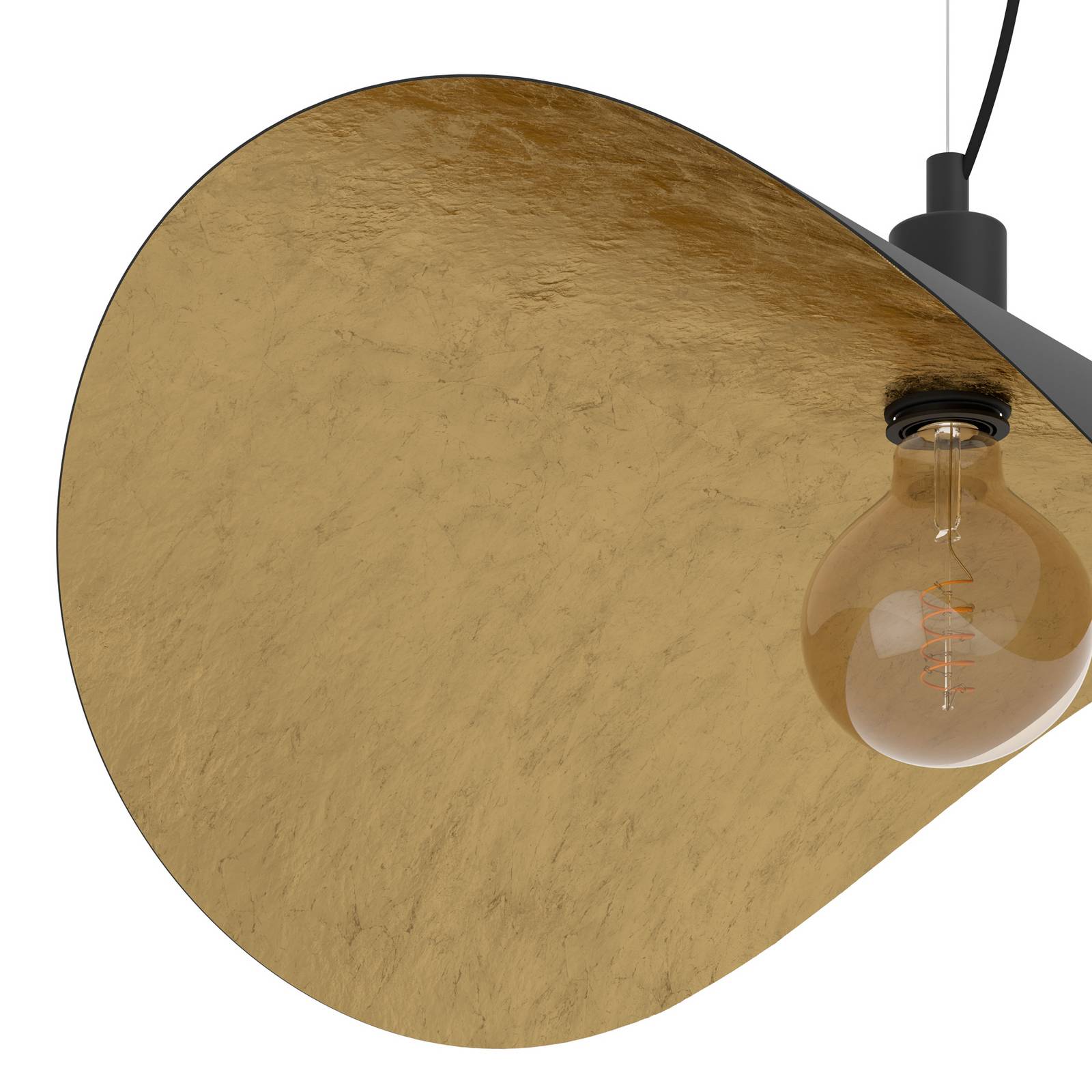 EGLO Stars Of Light Hängeleuchte Saceda L. 80cm schwarz/gold günstig online kaufen