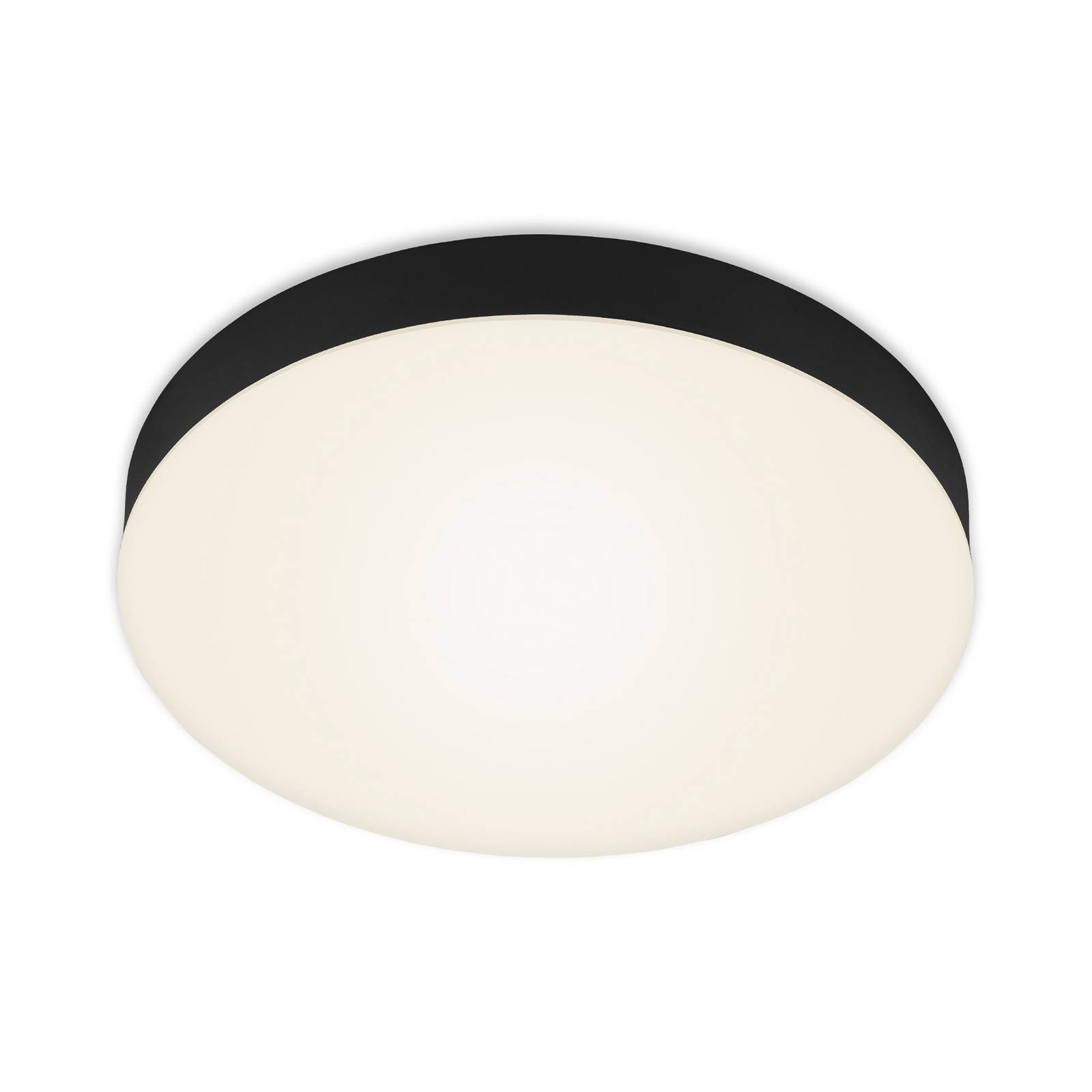 LED-Deckenleuchte Flame, Ø 28,7 cm, schwarz günstig online kaufen