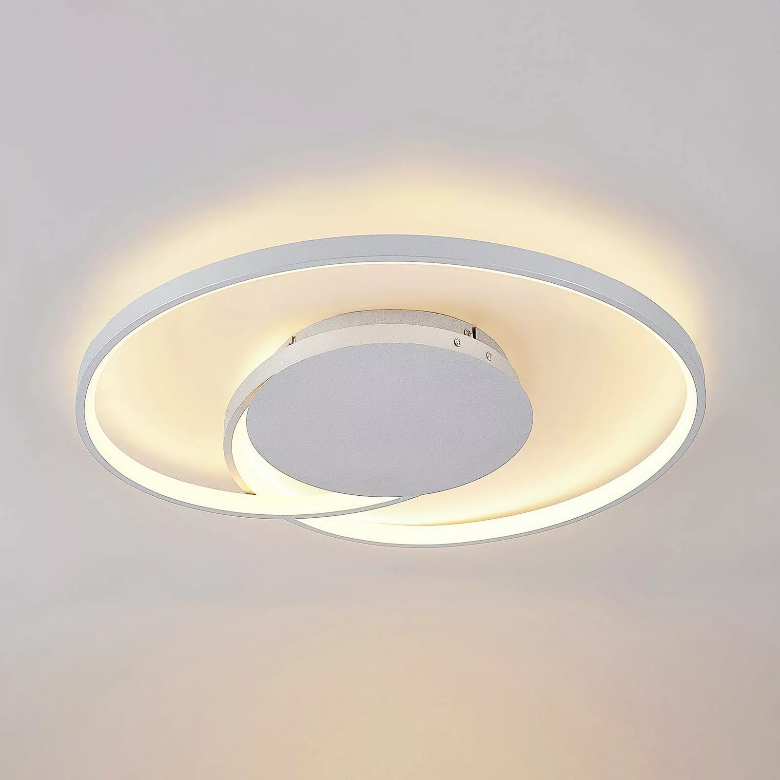 Lucande Enesa LED-Deckenlampe, rund, CCT günstig online kaufen