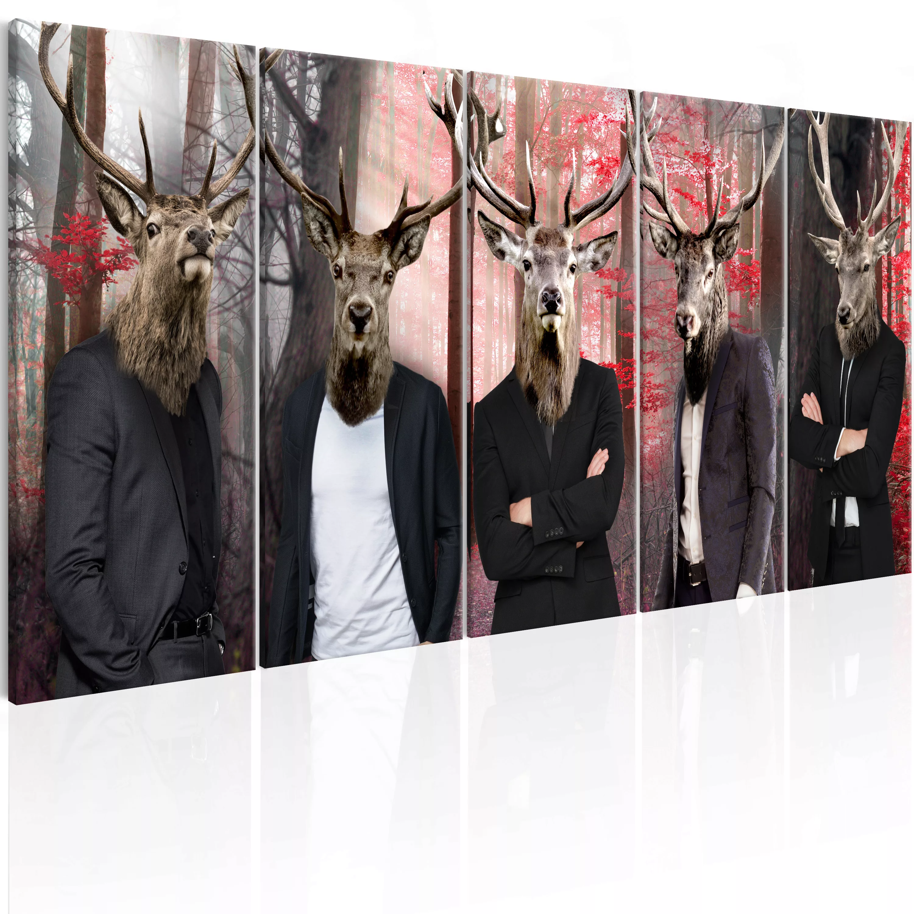 Wandbild - People In Masks günstig online kaufen