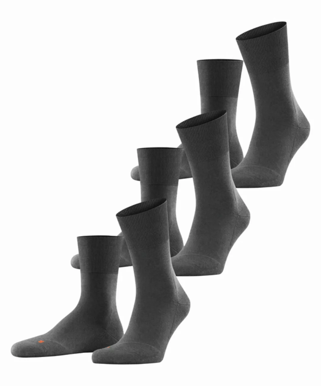 FALKE Run 3-Pack Unisex Socken, 42-43, Grau, Uni, Baumwolle, 13029-397003 günstig online kaufen