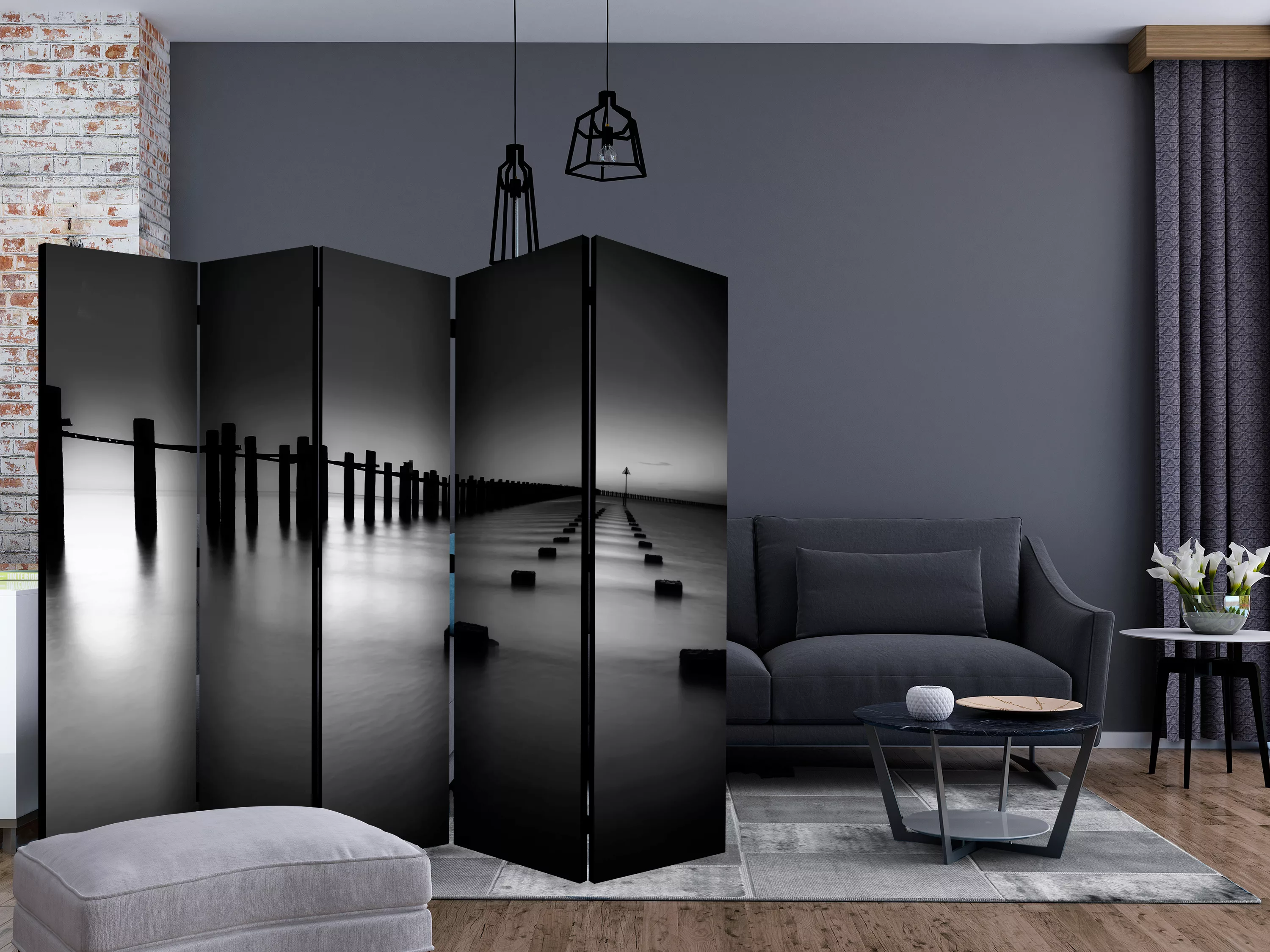 5-teiliges Paravent - To The Horizon Ii [room Dividers] günstig online kaufen