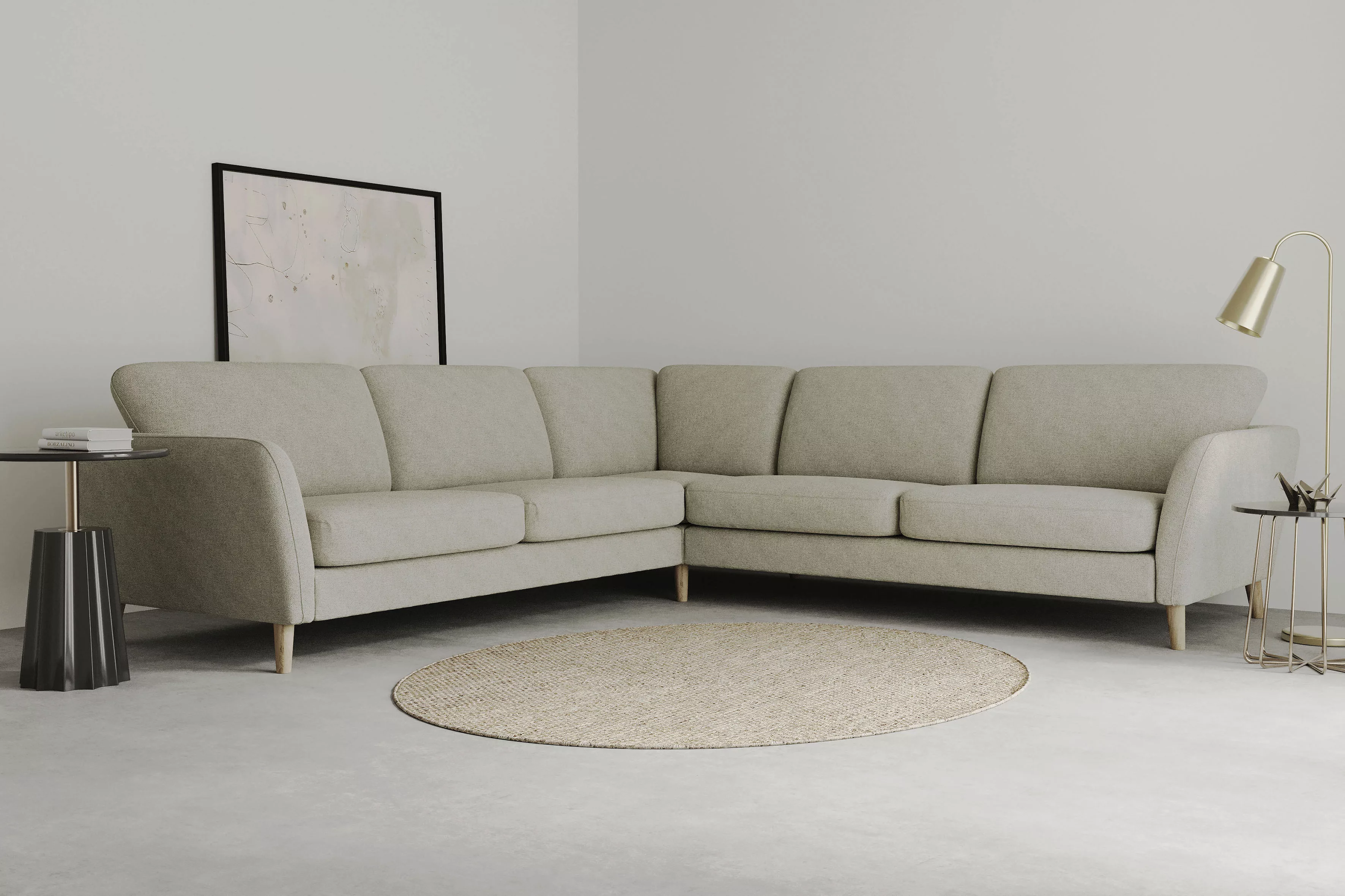 Home affaire Ecksofa "MARSEILLE 278/278 cm, L-Form," günstig online kaufen