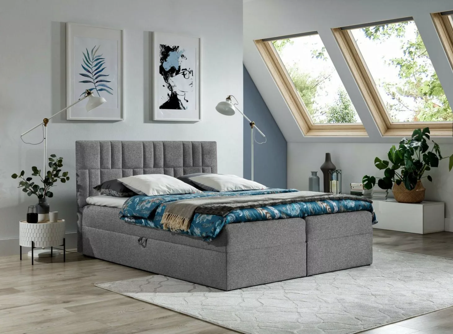 99rooms Boxspringbett Forello (Schlafzimmerbett, Bett), Design günstig online kaufen