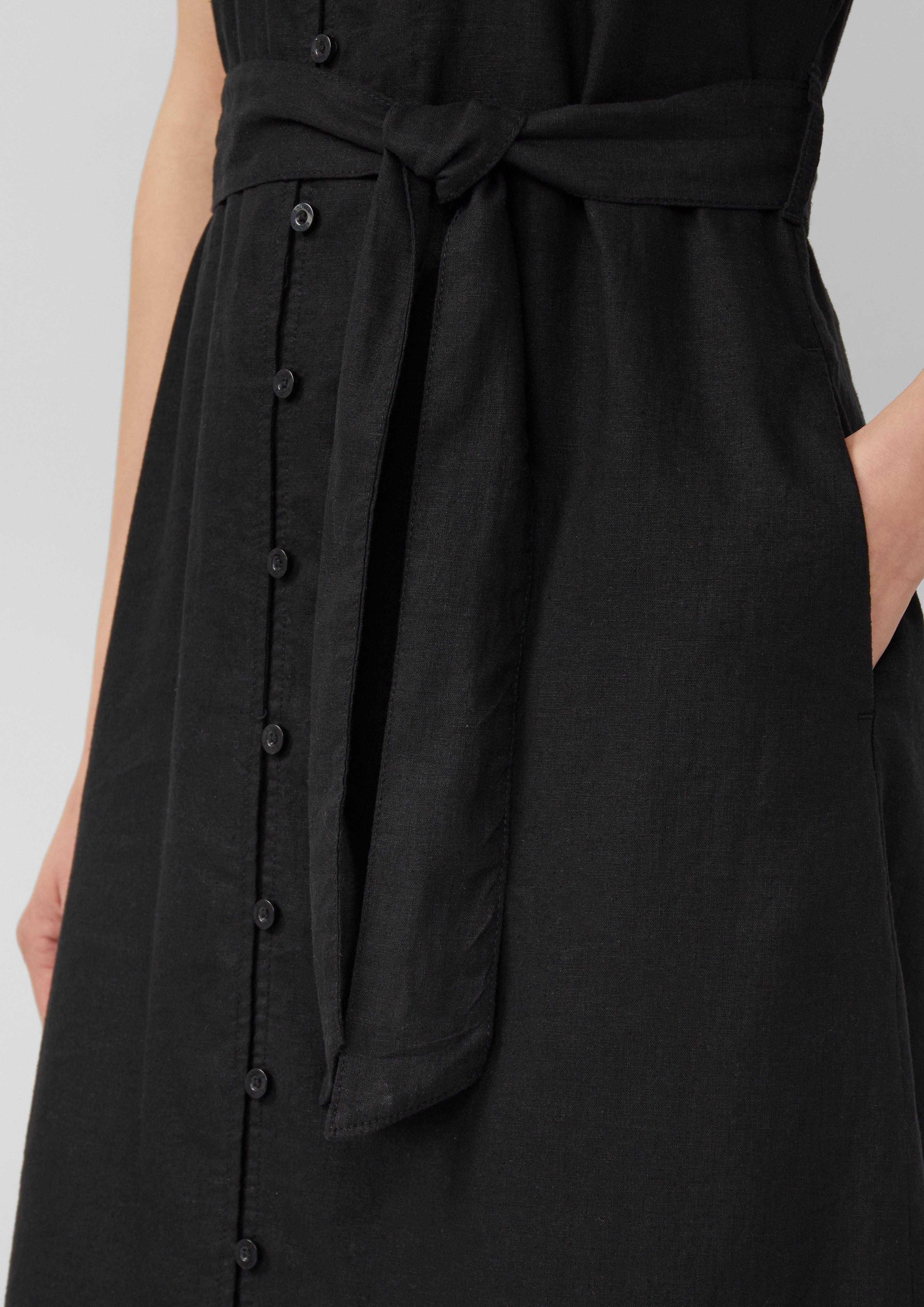 s.Oliver Maxikleid Midikleid aus Leinenmix mit günstig online kaufen